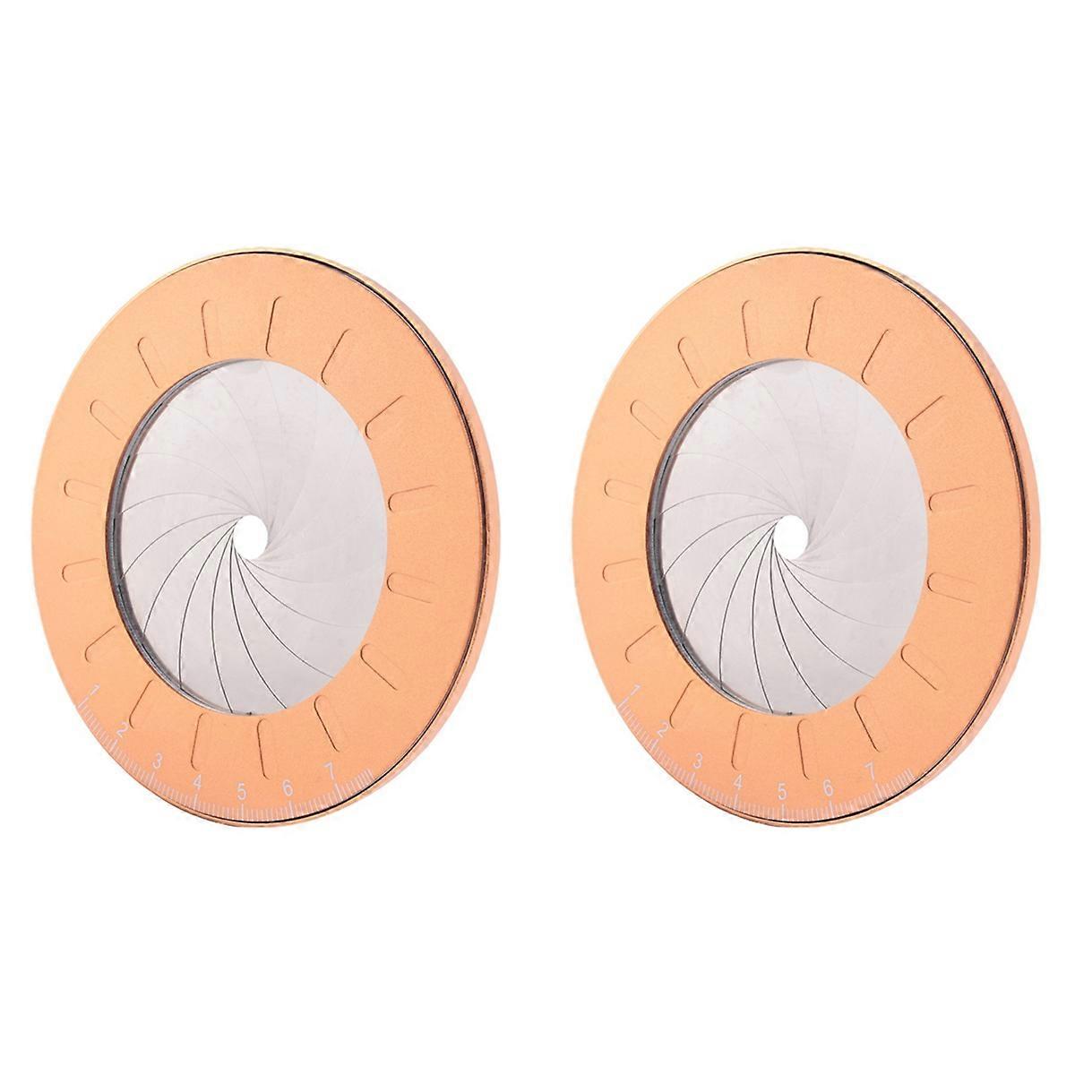 Adjustable Circle Drawing Ruler Tool, Professional Round Circle Drawing Tool, Measuring Ruler (2Pcs)