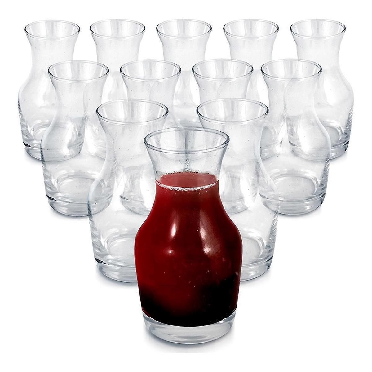 Glass Wine Carafe for Individual Pours, 12pcs