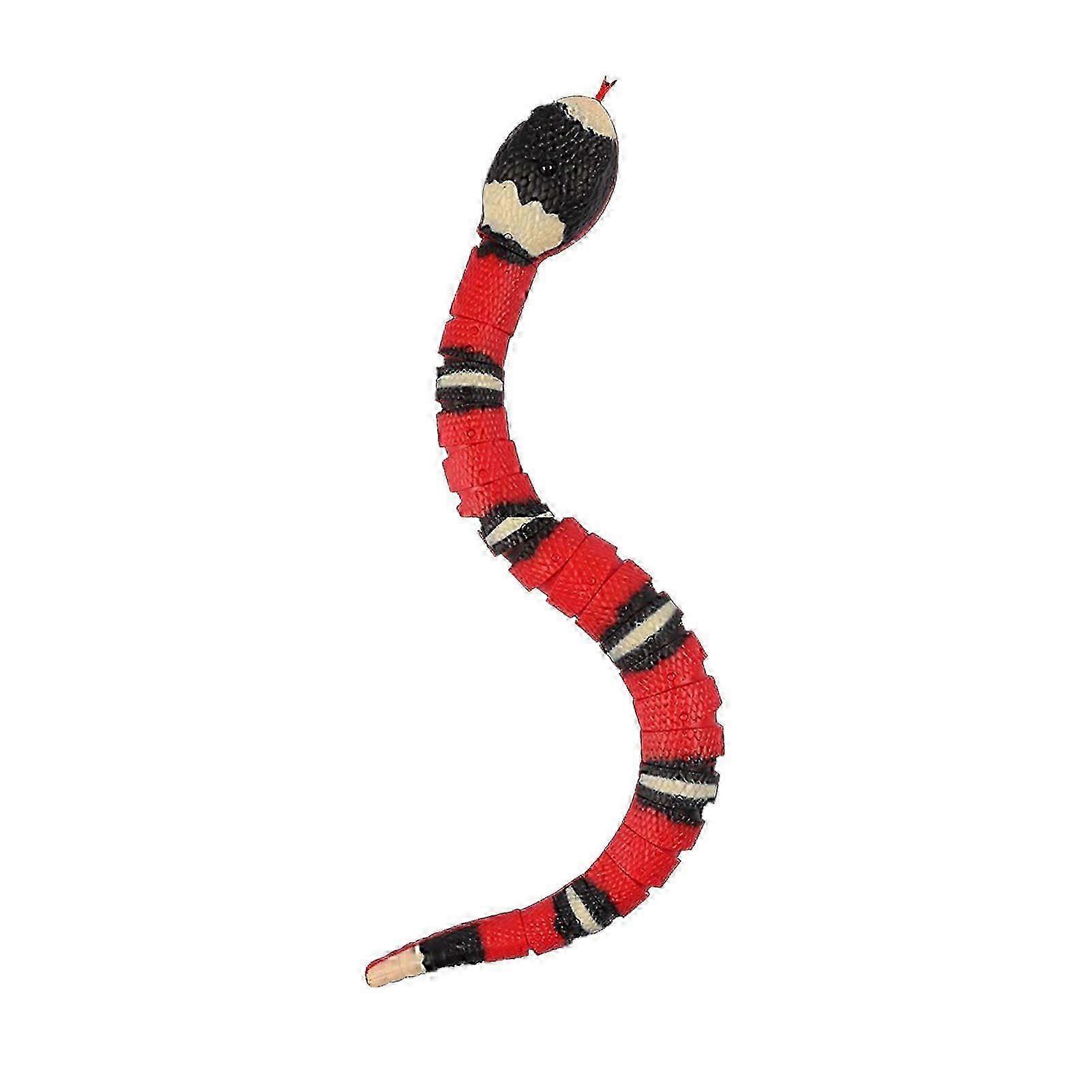 Interactive Smart Snake Toy with Motion Sensor - Realistic Simulation Reptile for Halloween and Pranks