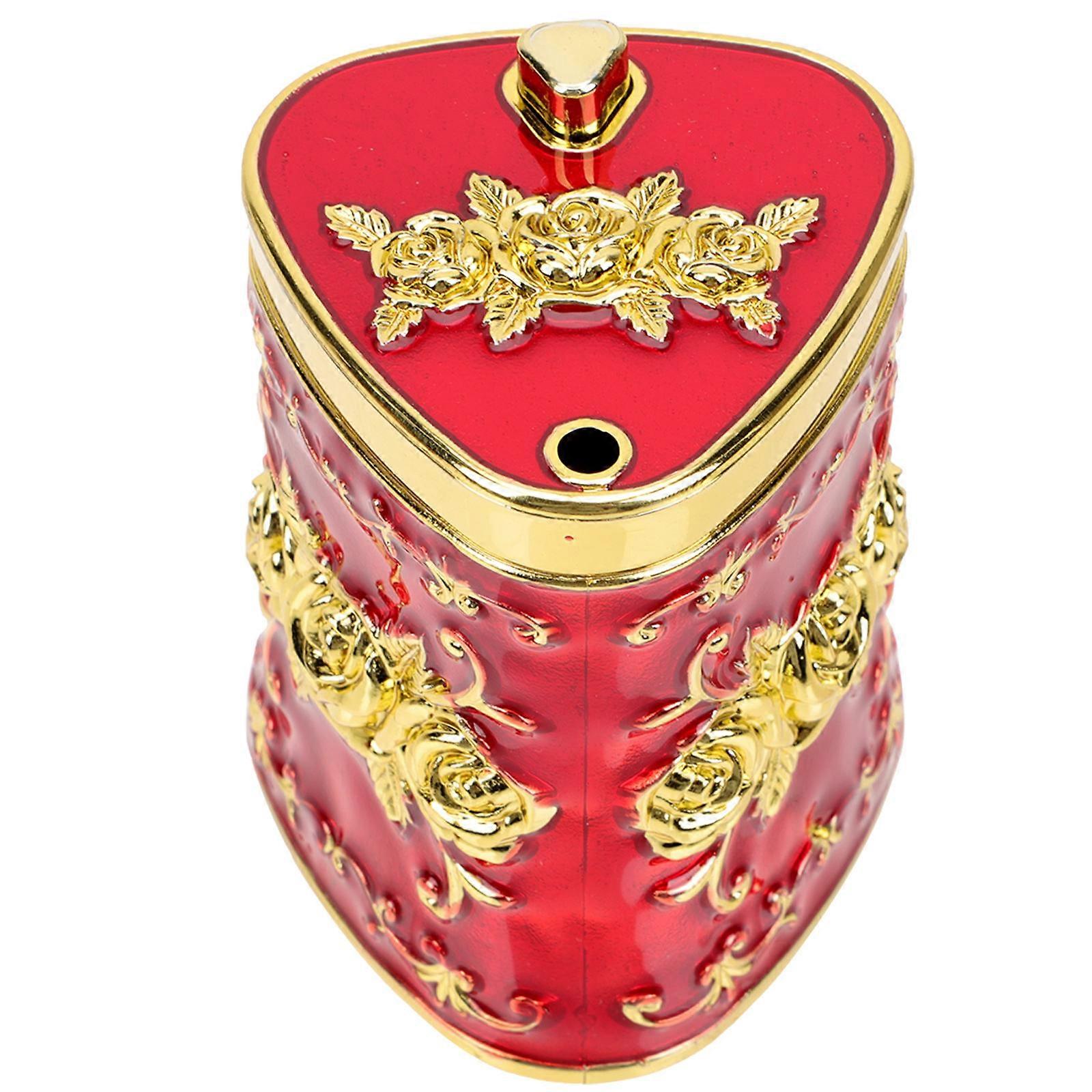 Flower Design Toothpick Storage Box Plastic Organizer for Home Use 1 Piece