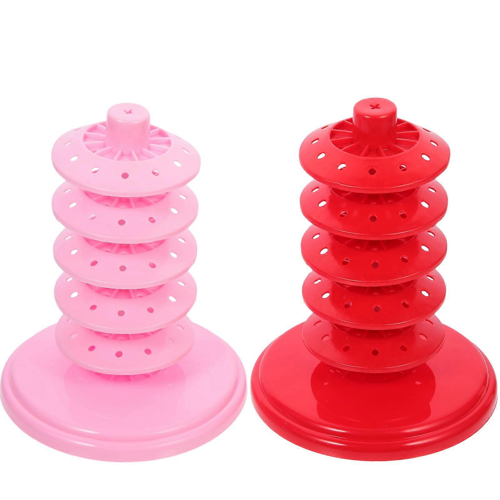 Assorted Color Lollipop Holders Party Display Stand for Decor 4Pcs