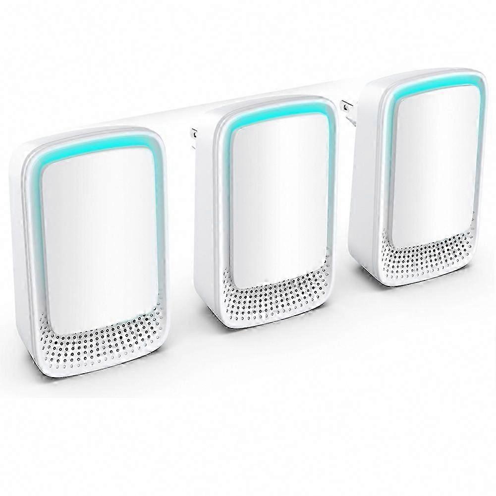 Home Air Ionizer 3 عبوات ، مولد أيون سالب ، معطر هواء هادئ لغرفة النوم ، المكتب ، المطبخ