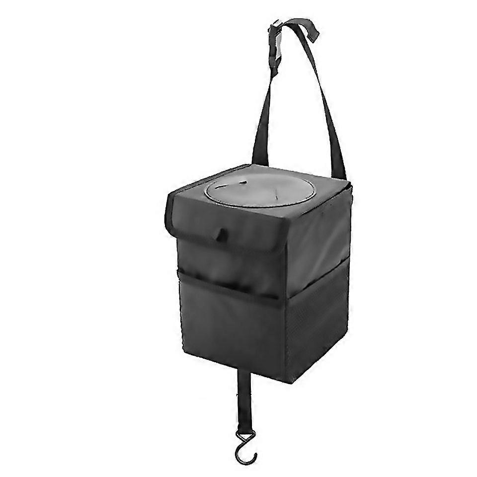 For Sn720 Car Multifunctional Trash Can Hanging Foldable Storage Bag Style Trash