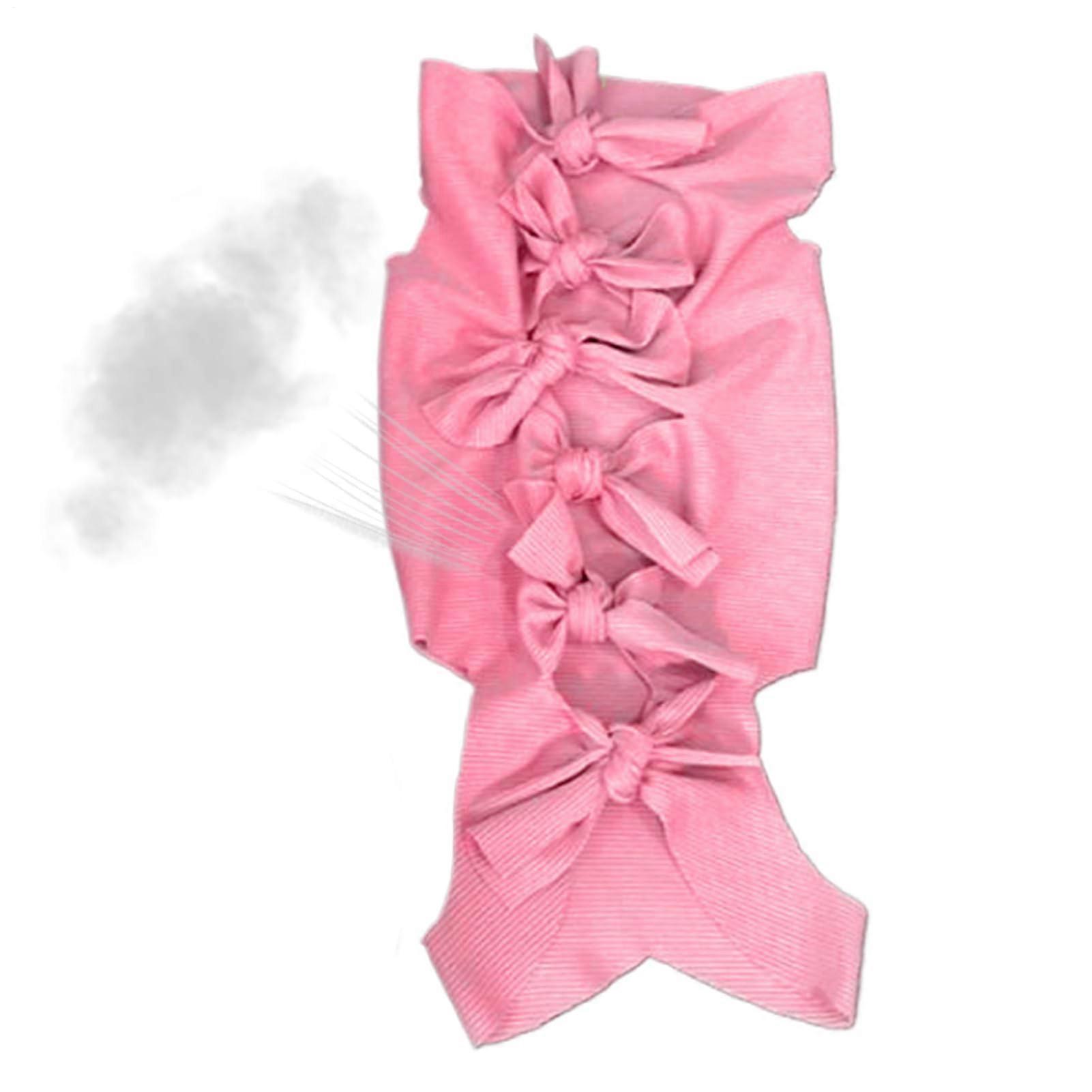 Breathable Cat Postoperative Body, Soft AntiBlow Vest, Pink, Size S, Home Use, Cat Recovery Garment