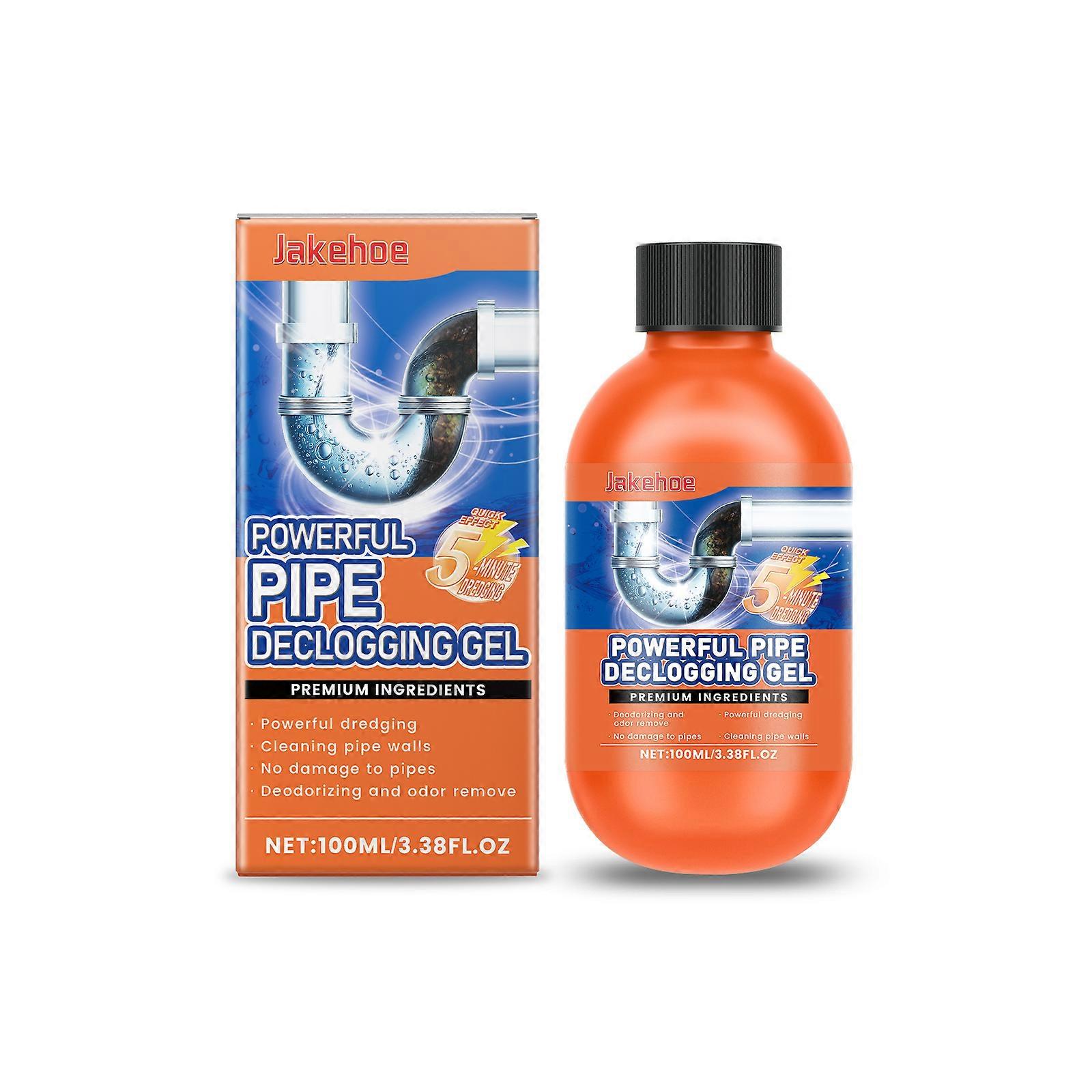 Jakehoe Pipe Unclogging Agent Sink Drain Pipe Kitchen And Toilet Pipe Unclogging Cleaning Decontamination Anti-Blocking