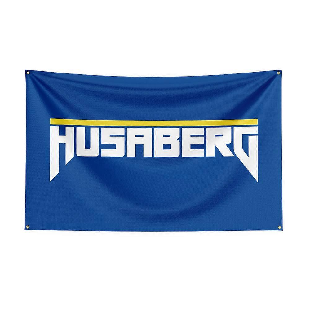 3X5 FT Husabergs Flag Polyester Printed Motorcycle  Banner For Decor