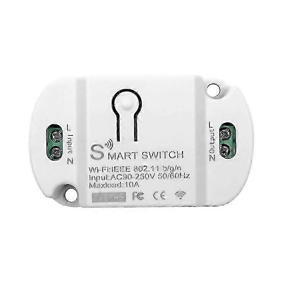 For 10a Tuya Wifi Smart Onoff Device Wireless Smart Connection Home Automation