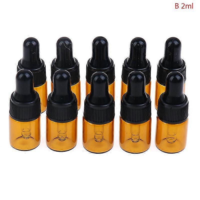 25-26 10pcs Essential Oil Dropper Glass Bottles 1ml 2ml 3ml 5ml Vegetable Oil Essence