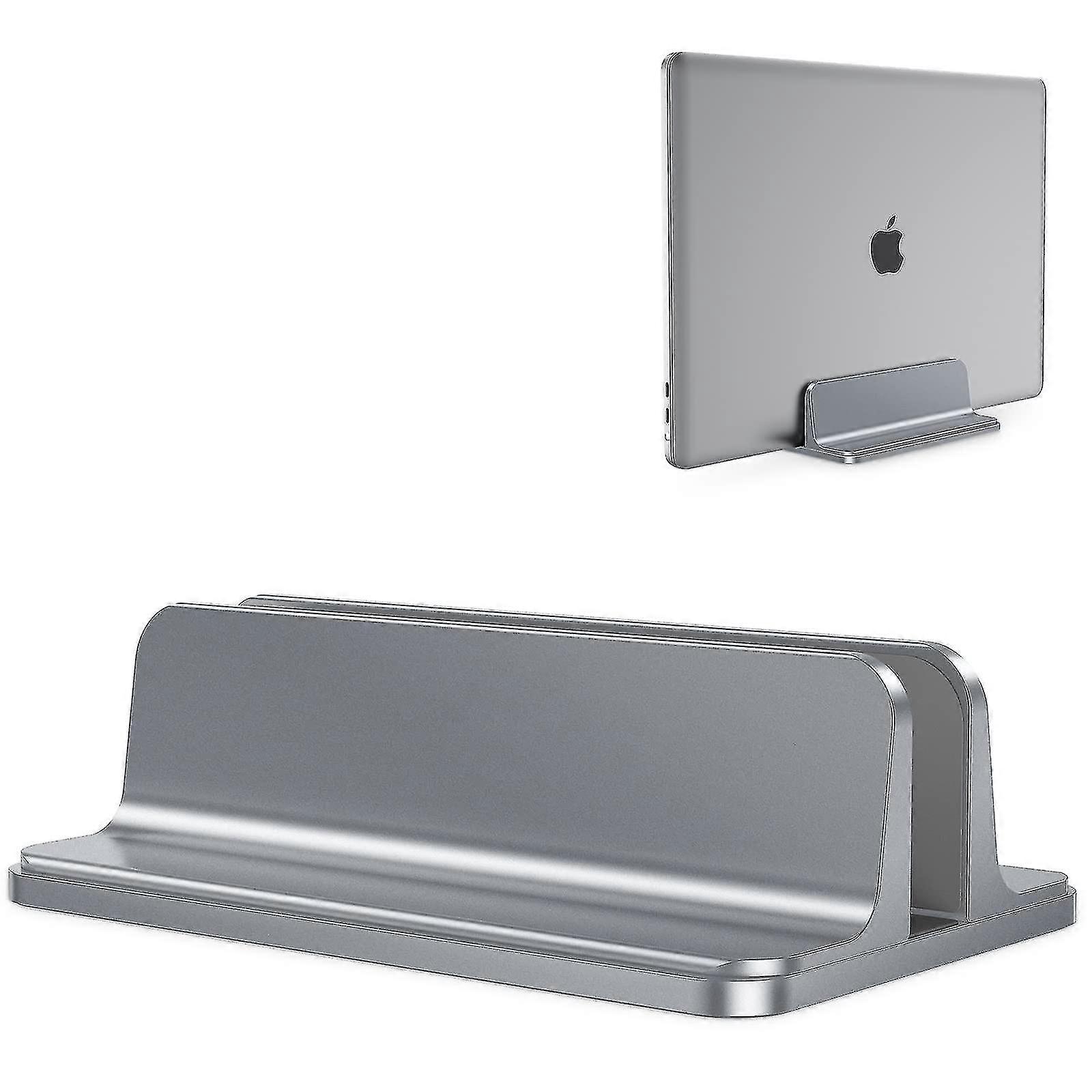 Vertical Laptop Stand Adjustable,aluminum Macbook Stand Grey