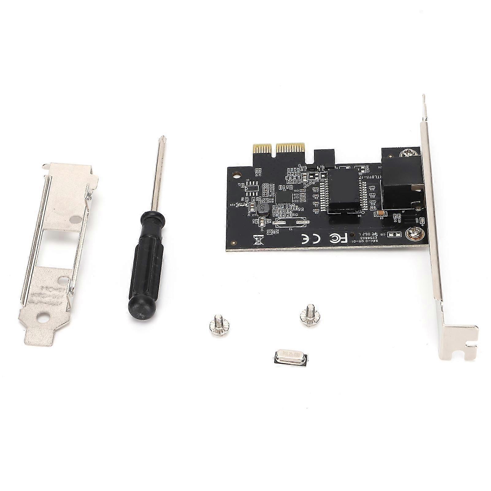 PCIE Network Card Wired Drive Free Gigabit Ethernet Adapter Computer Accessories 25-26s