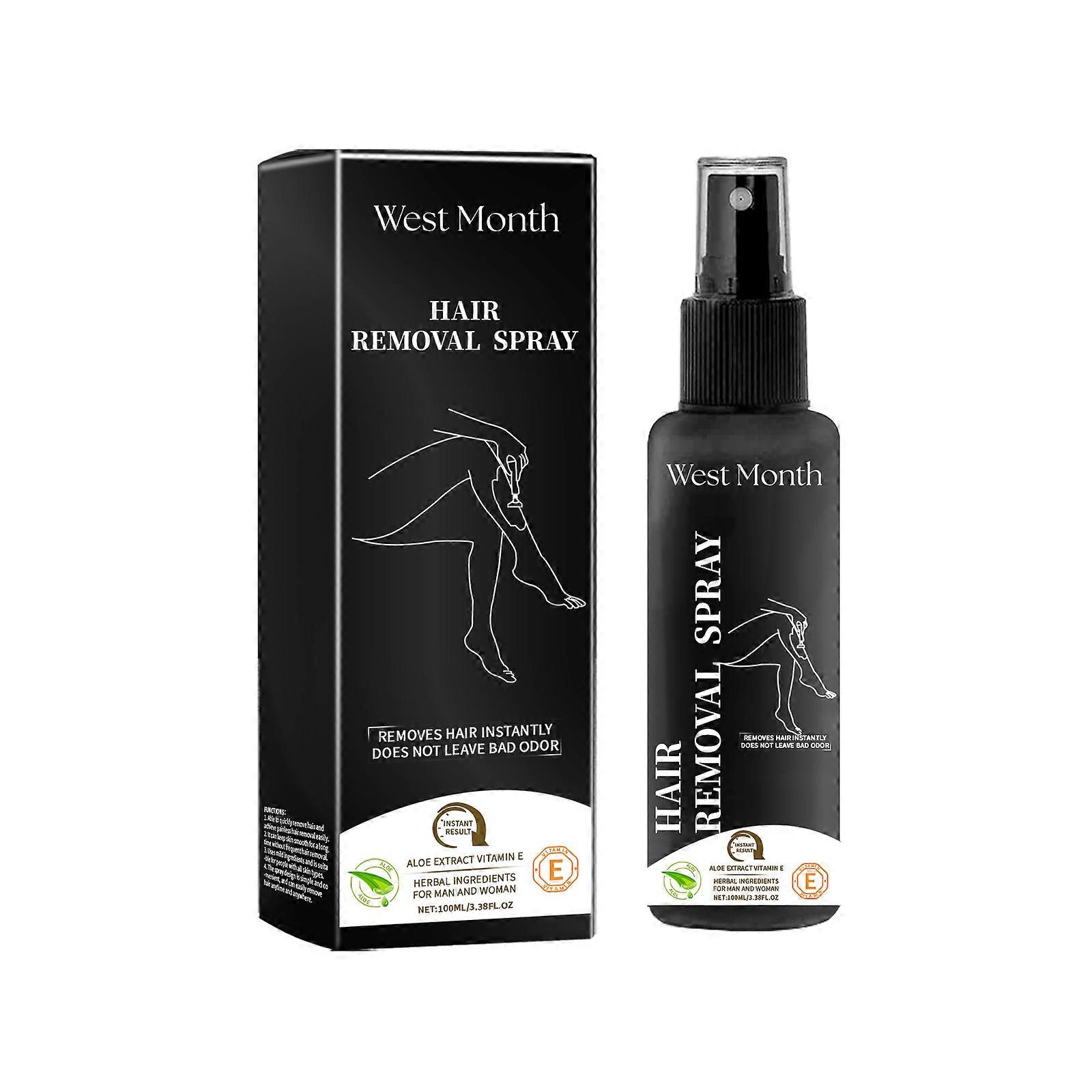 West&Month Cleansing Spray, Refreshing And Gentle Cleansing And Smoothing Body And Skin Spray All Over Armpit Hair Arms