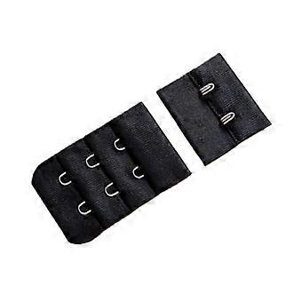 5 paia di estensori per reggiseno in fibra, ganci regolabili per lingerie da donna, comodi ganci di estensione per reggiseno sportivo, bianchi