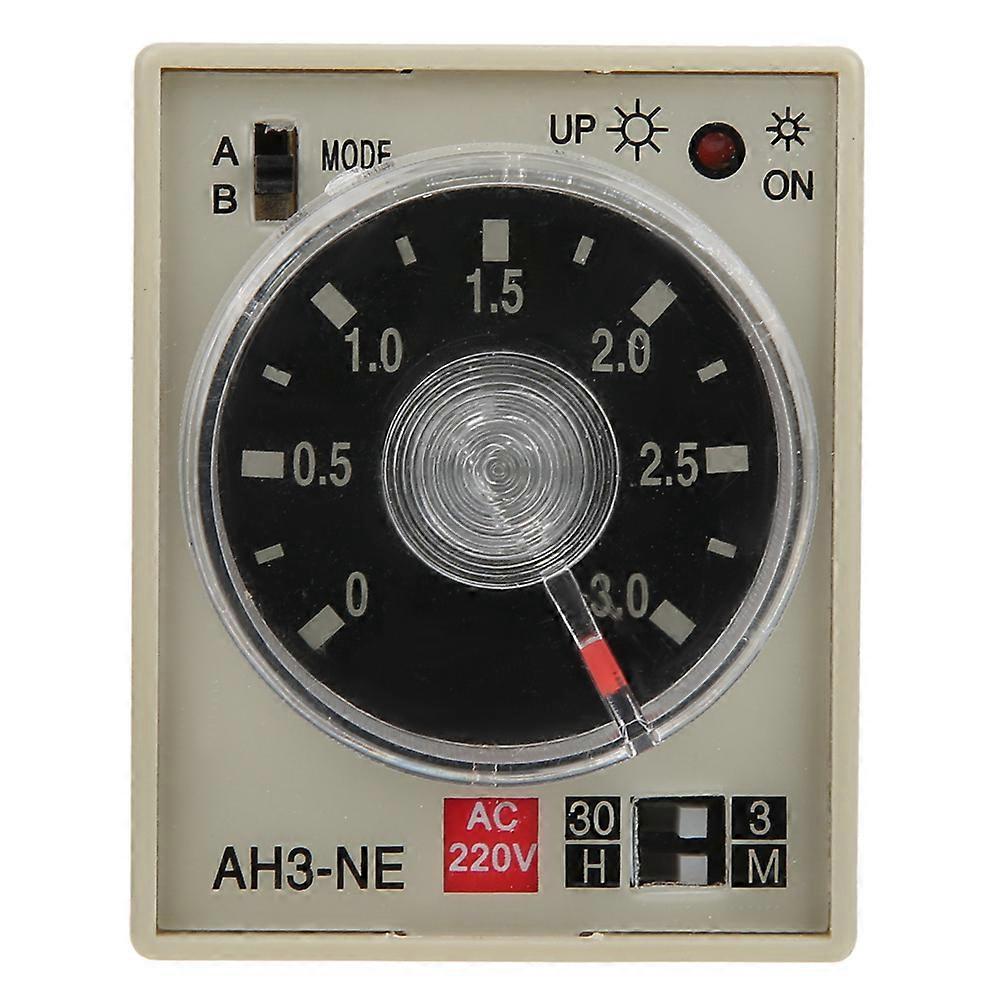 On Delay Time Relay Mini Multi Time Period Adjustable a B Double Mode AH3 NE AC220V