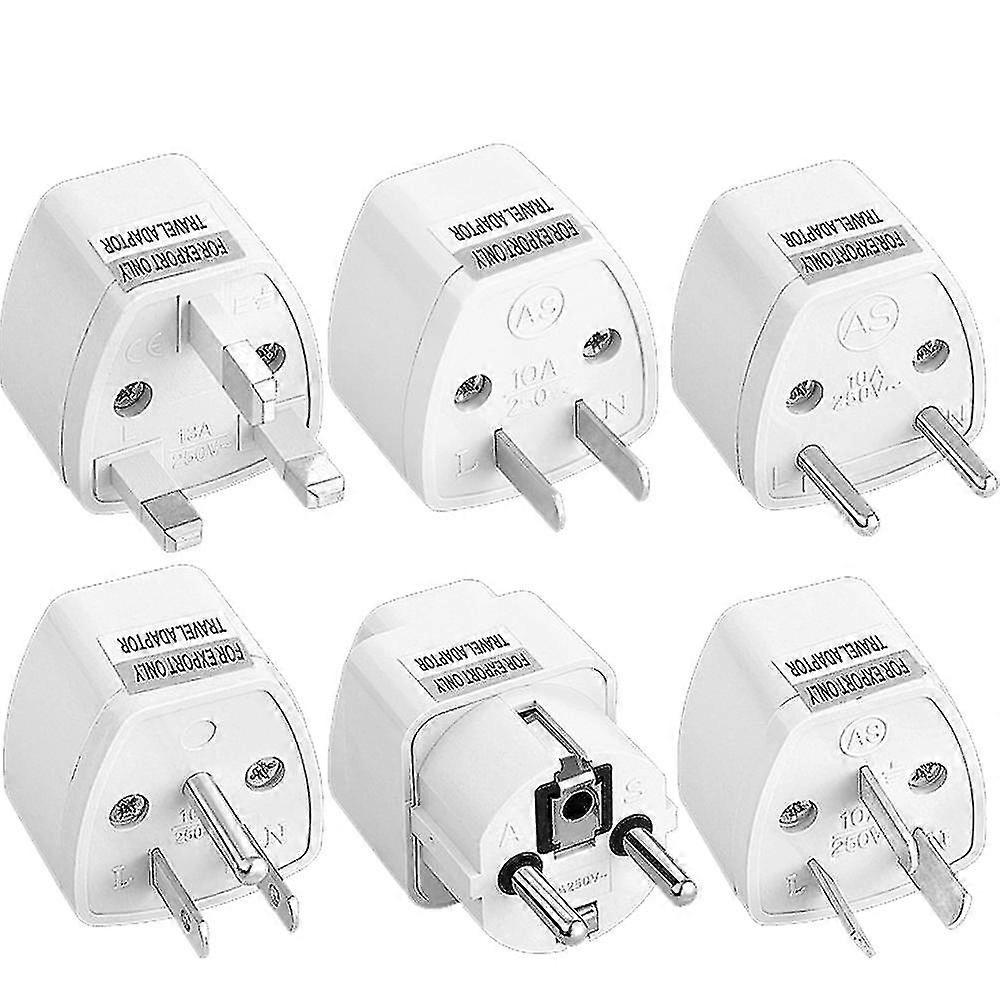 Bärbar reseadapter för EU US AU - Universell pluggomvandlare 1/5st
