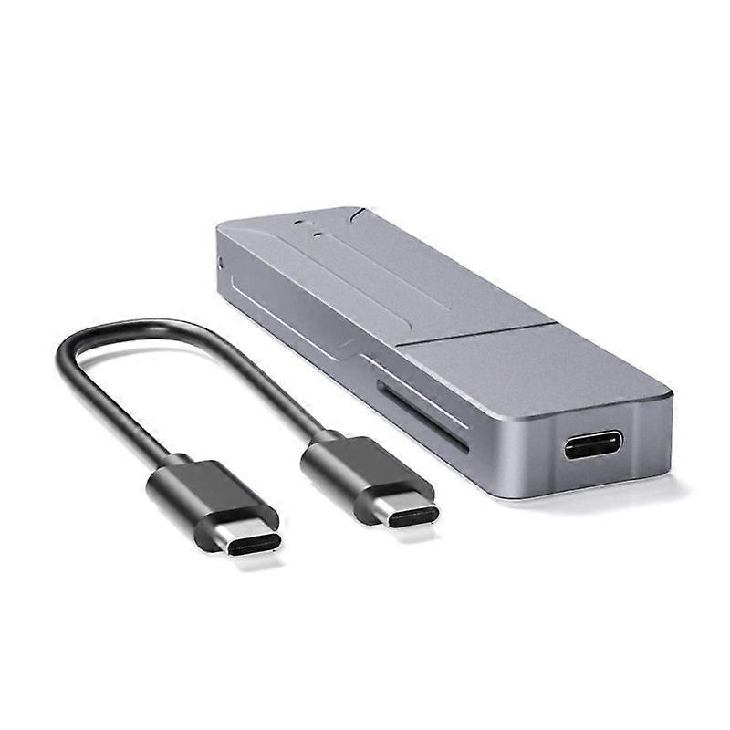 Type C M.2 NVMe SSD Enclosure Aluminum Alloy Box Support USB3.2 20Gbps 2TB