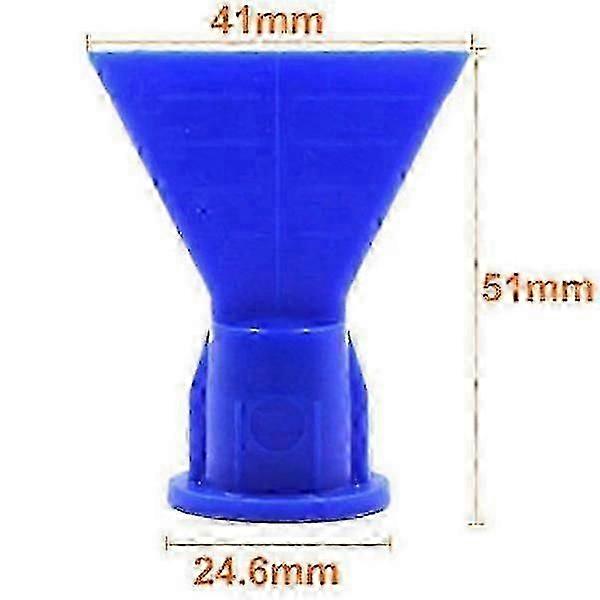 Wave Shape Silicon Cone For Cartridge Caulking Spare Part Nozzle Spray Tip For Sealant Dispenser Sy