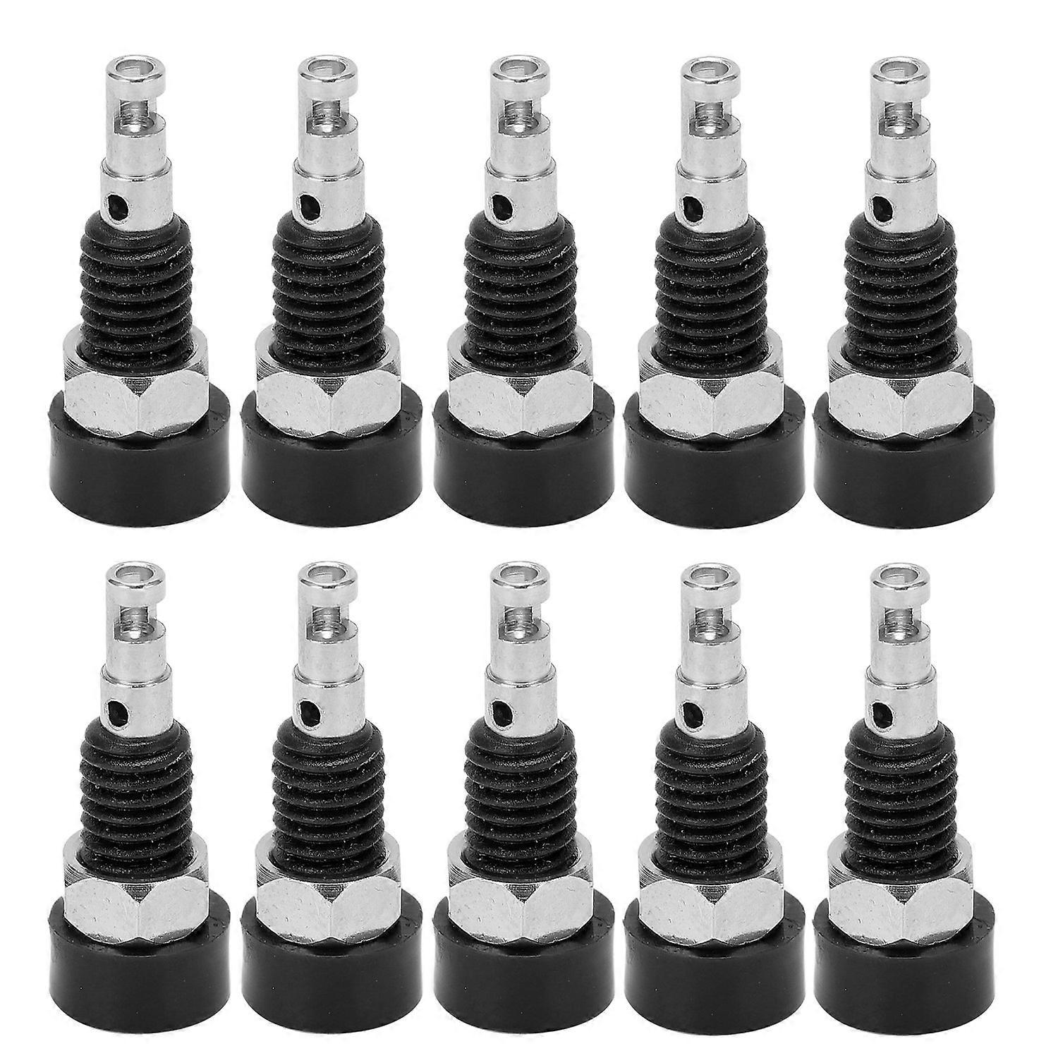 10pcs 2mm Banana Female Jack Socket Connector Adapter Panel Mini Binding Post for Electronic Instrum