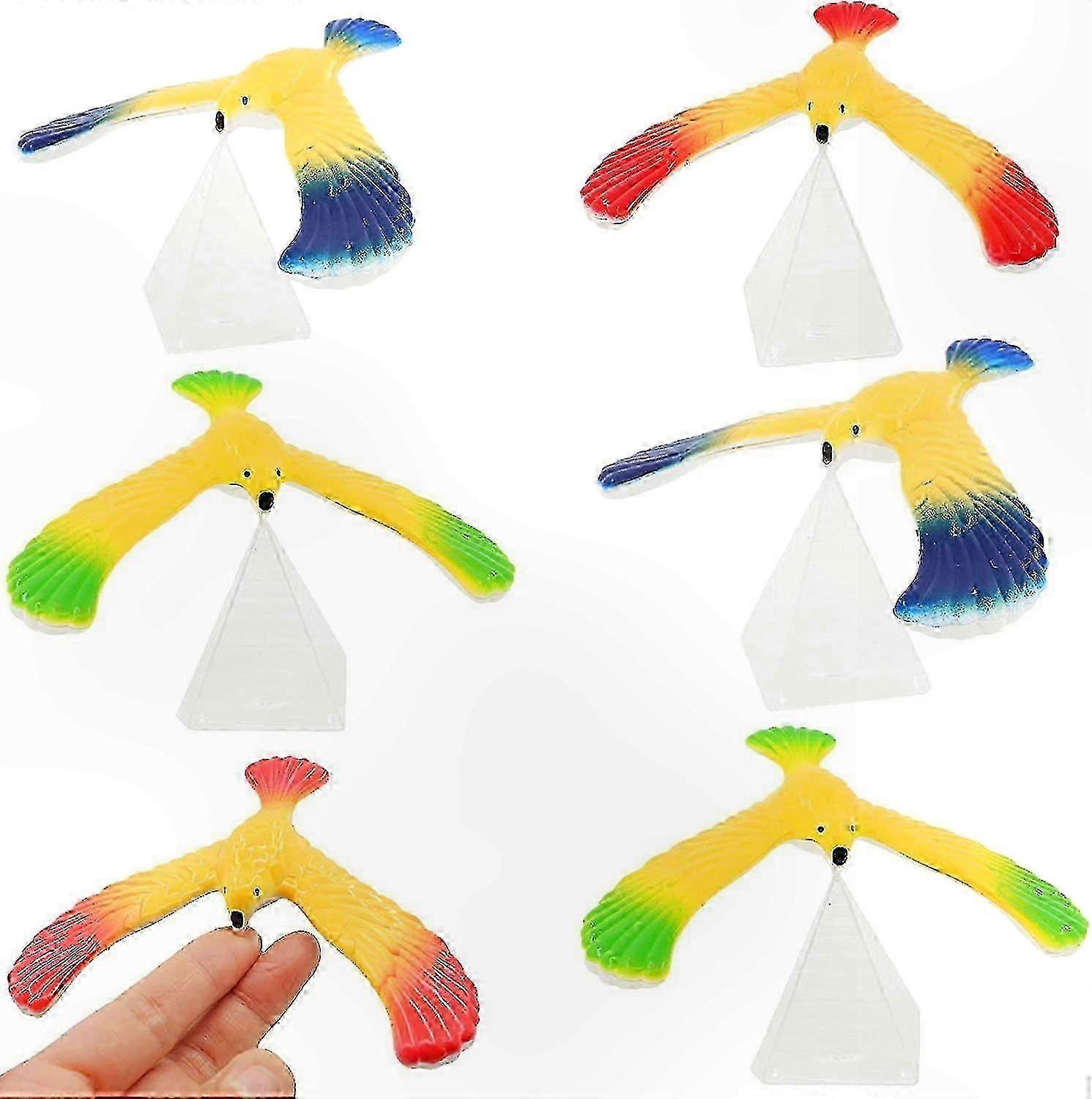 6-Piece Gravity Bird Pyramid Balancing Toy Set for Fun and Learning