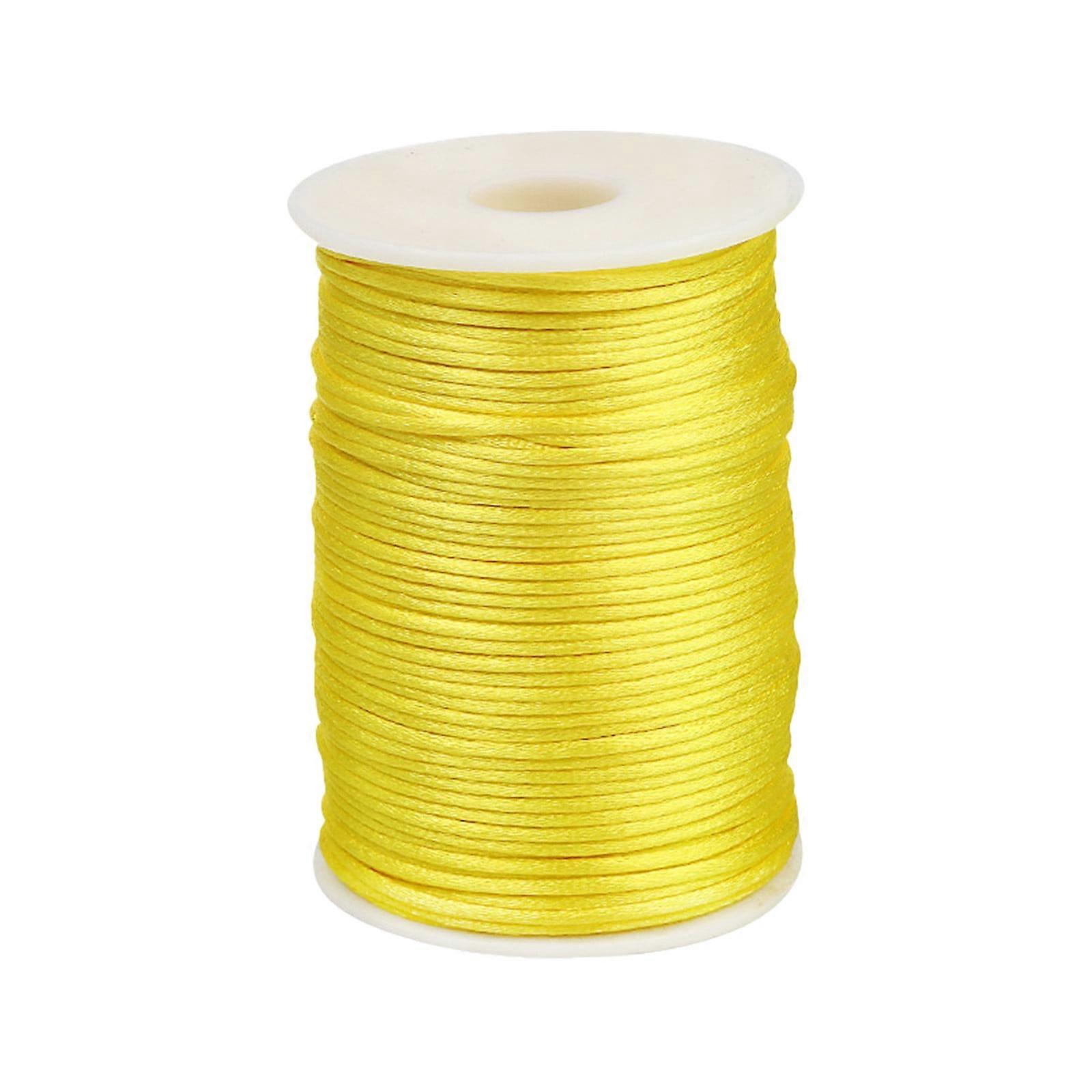 Yakbaofuo Hand Woven Rope Line Red Rope Jade String Beaded Chinese Knot Bracelet Bracelet Preparation Accessories Materials DIY Knitting