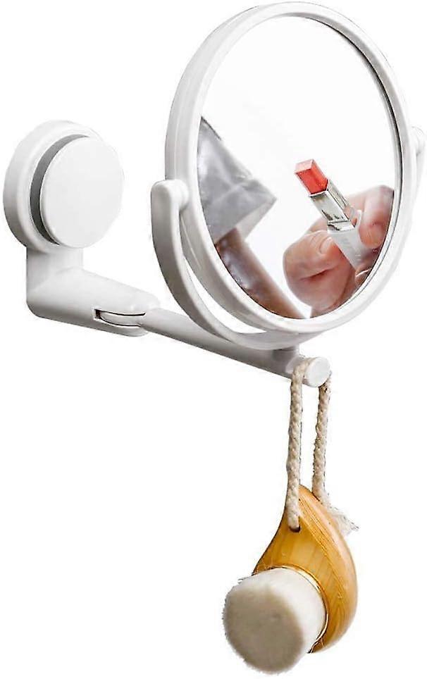 Bathroom mirror, dressing mirror - 360 degree adjustable double-sided magnifying mirror