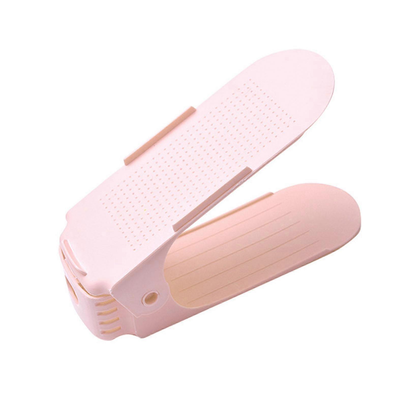 Adjustable Shoe Rack Innovative Double Layer Storage Shoe Holder Space Saving Shoes Bracket for