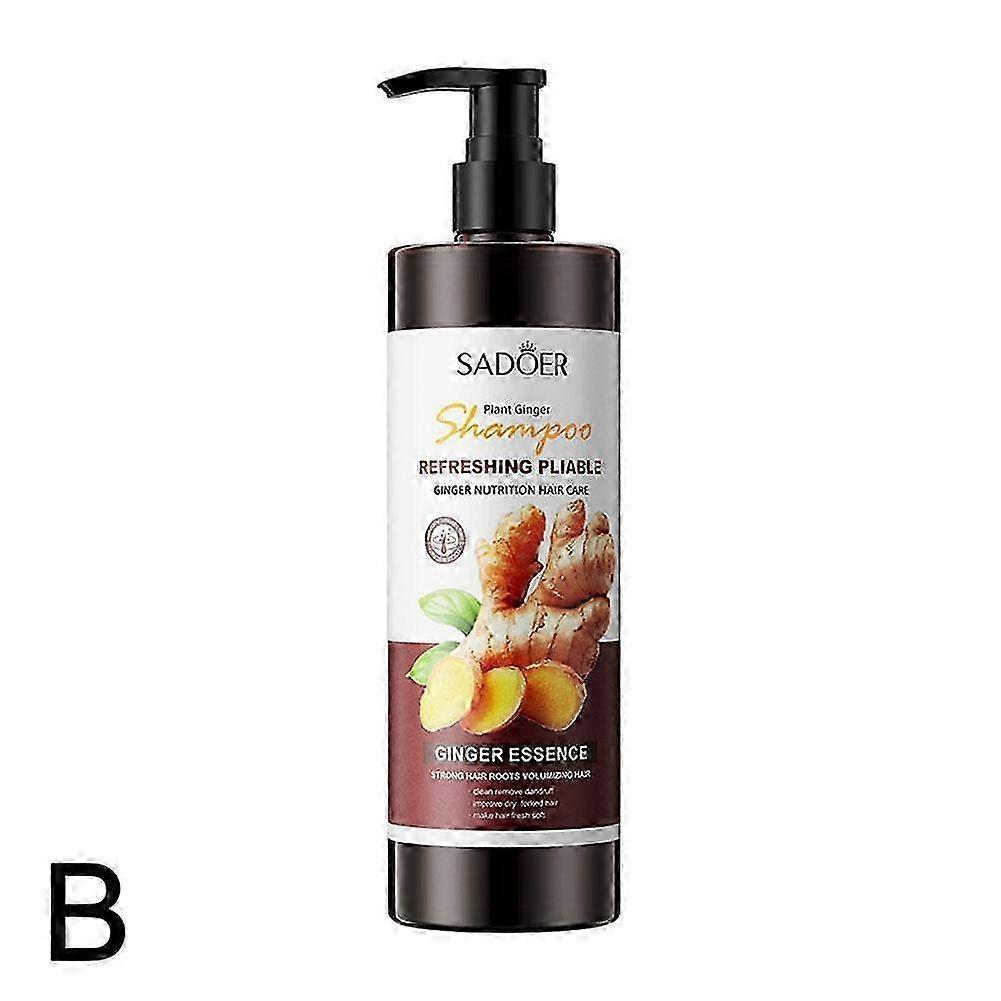 Cujmh Ginger Shampoo Formula with Smoothing and Caring Properties for Hair Health and Ginger Series Treatment