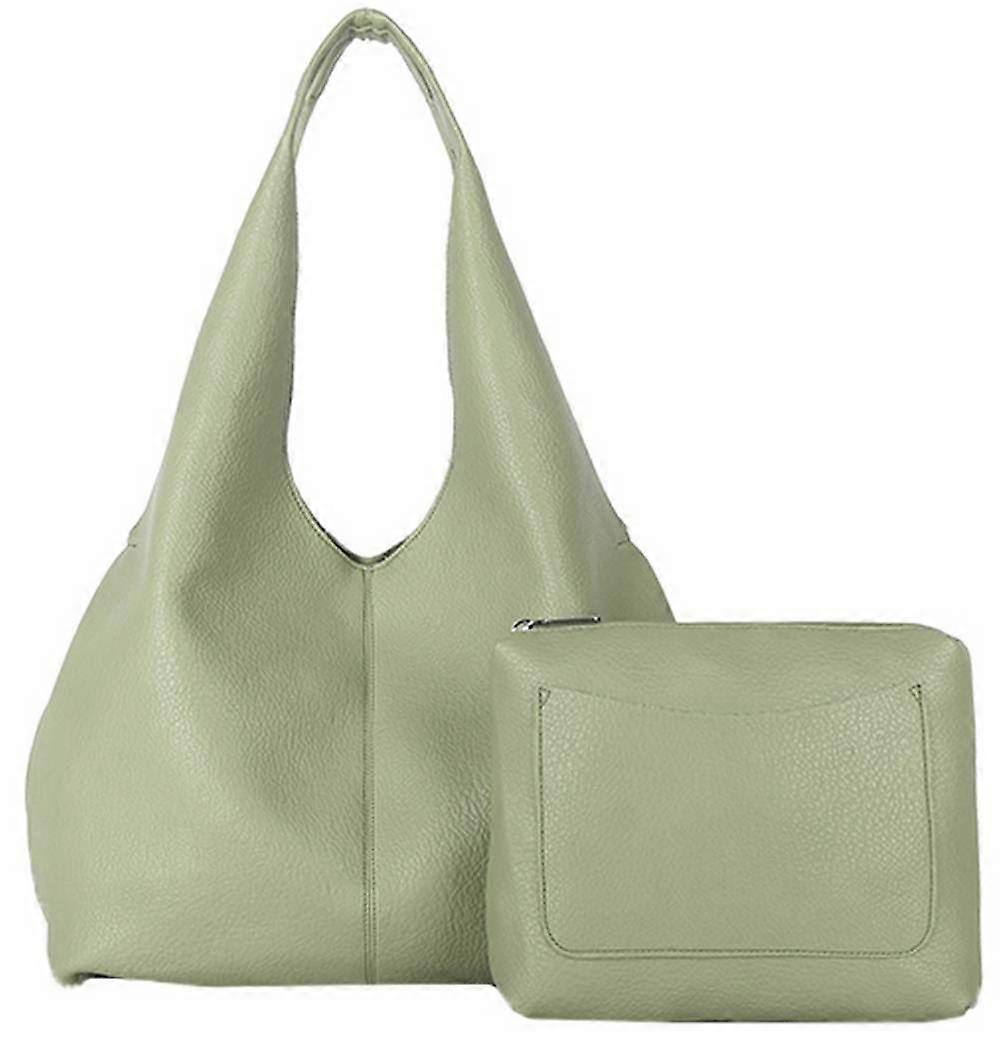 Long and Son Shoulder Bag and Pouch - Green