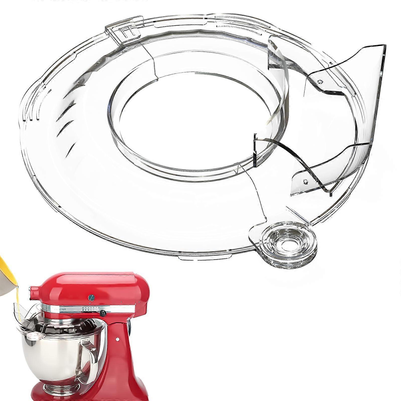 Stand Mixer Splash Guard 4.55 QT Clear Shield for Stainless Steel Bowl Replacement