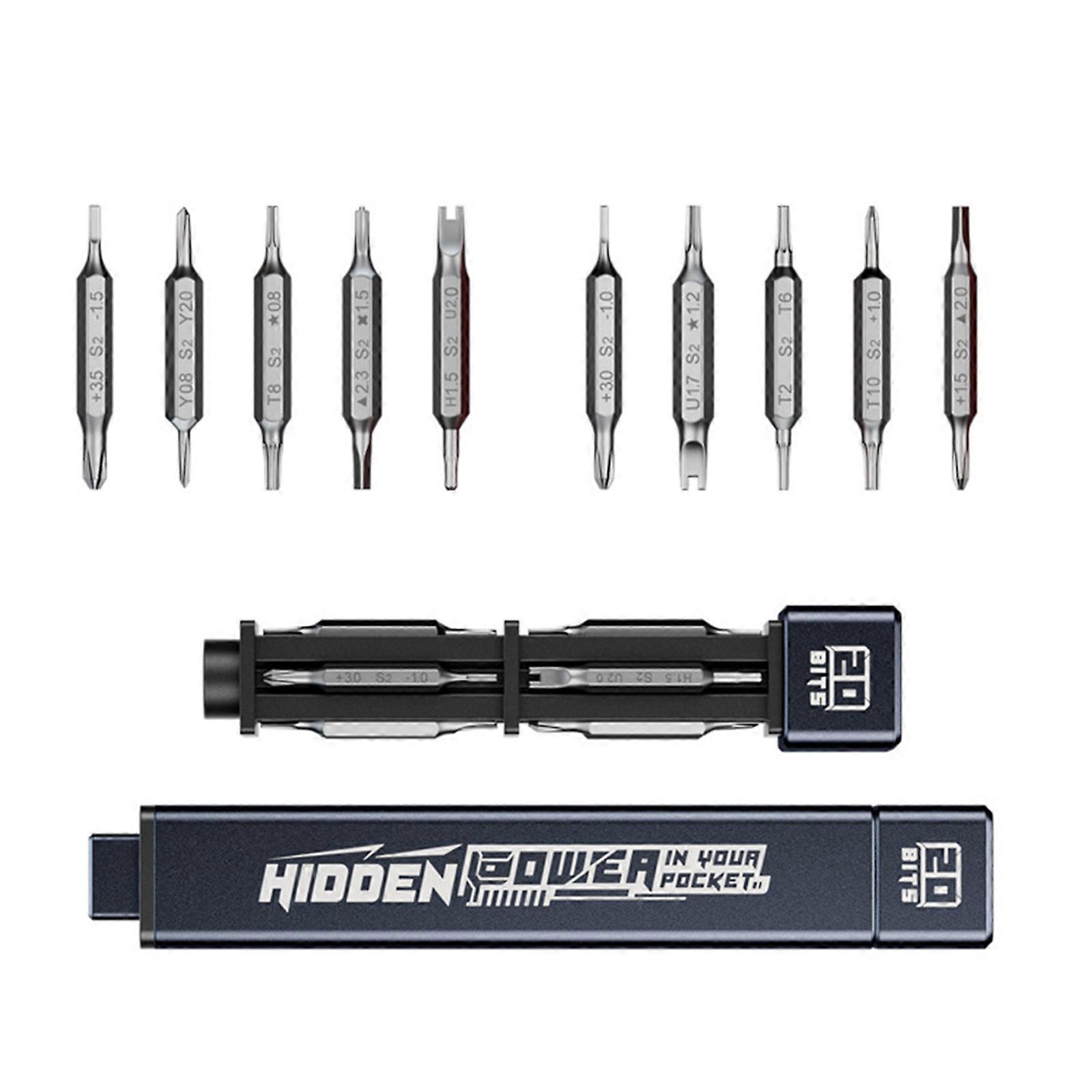 Tall Accuracy 21 in 1 Screwdriver Tool Set Ergonomic Grip Mixture Steel Building for Small Device Purpose specific Assembly  Purple.