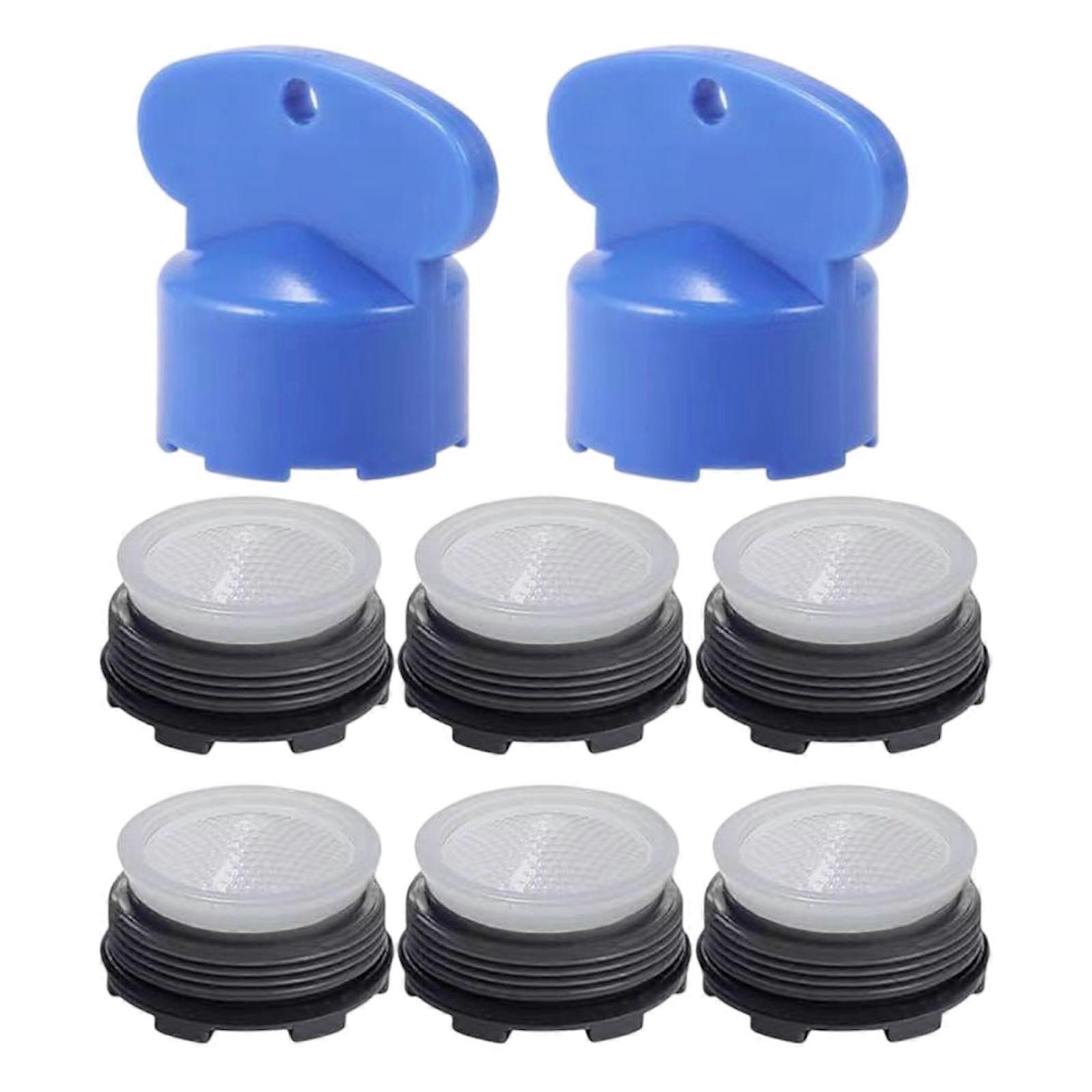 Generating Faucet Attachment Set of 8 for Water Flows and Sediment Filtration in Kitchen Supplies Daily Casual Use Multicolor