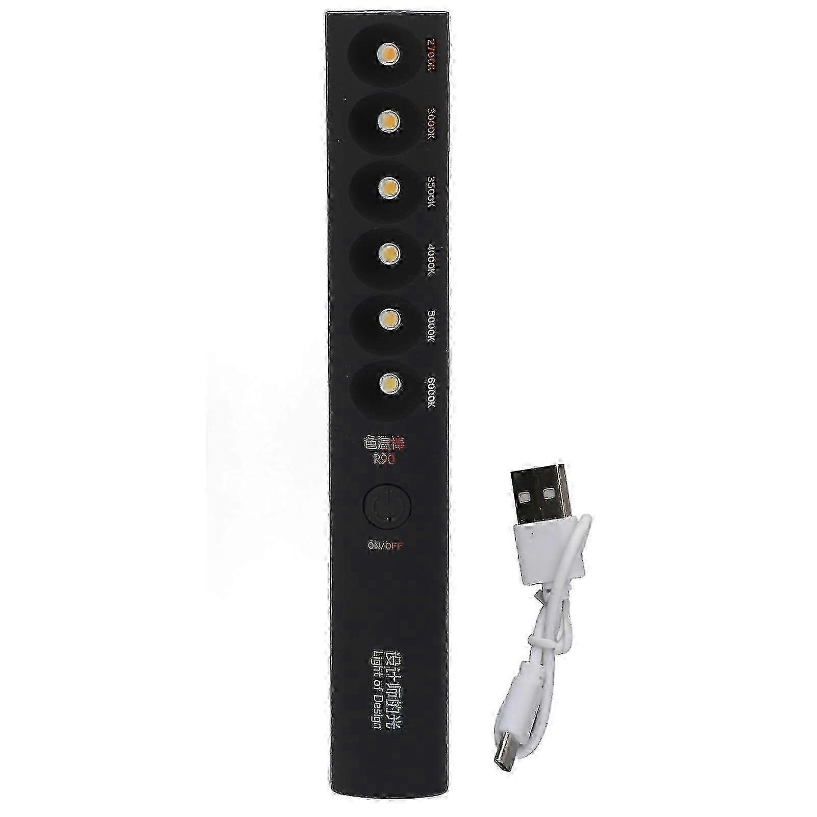 Portable Color Temperature Lamp Stick Professional Rechargeable 2700K6000K 6 Modes Photography Light Wand