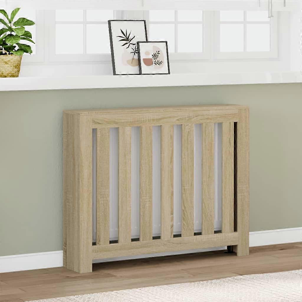 Radiator cladding Sonoma oak 104x20x82 cm Wood-based material