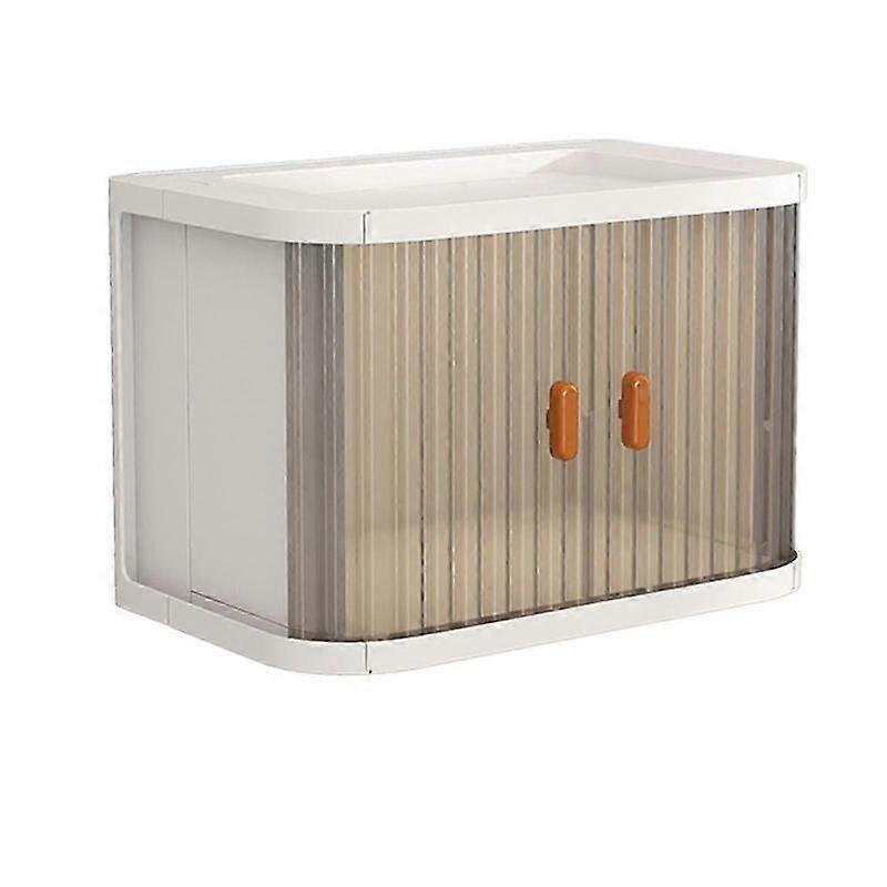 Foldable Plastic Storage Box Stackable Makeup Organizer Drawers for Cosmetics Lipsticks