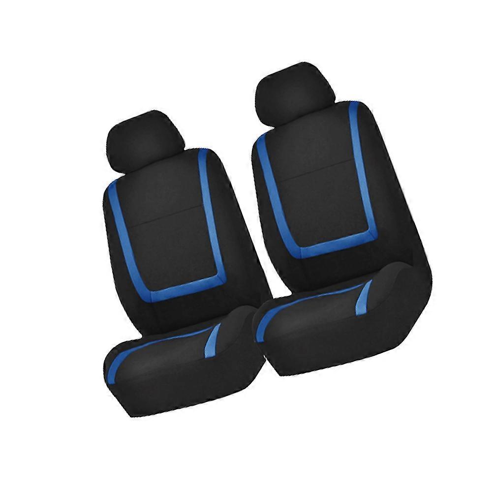 Blue Car Seat Cover Universal Protector for Auto 4Pcs Set