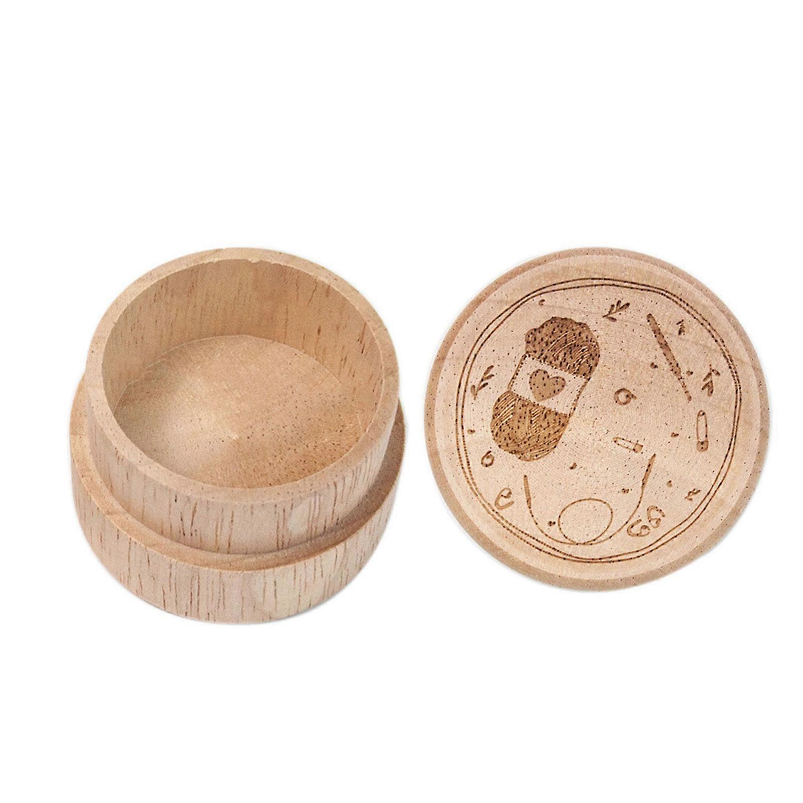 Knitting Needle Guage Ruler Needle Guage Tool, Wood Locking Stitches Marker with Clasp for Hand Knitting Weaving Project Multicolor