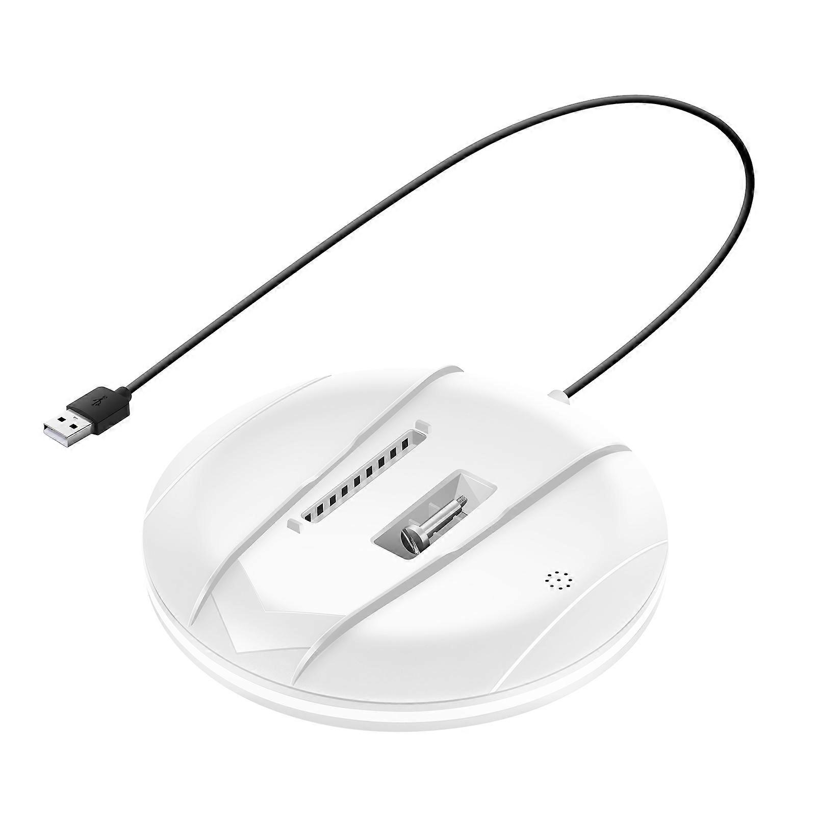 Mount Stand Vertical Stand Base for Disc Digital Version Console Holder with USB Power Light Easy Installation  White