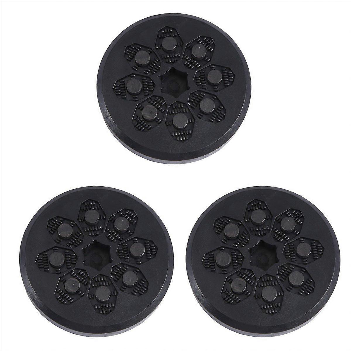 3X Replacement Slide Pucks Slider Block for Skateboard Longboard Sliding Gloves Round Slide Pucks