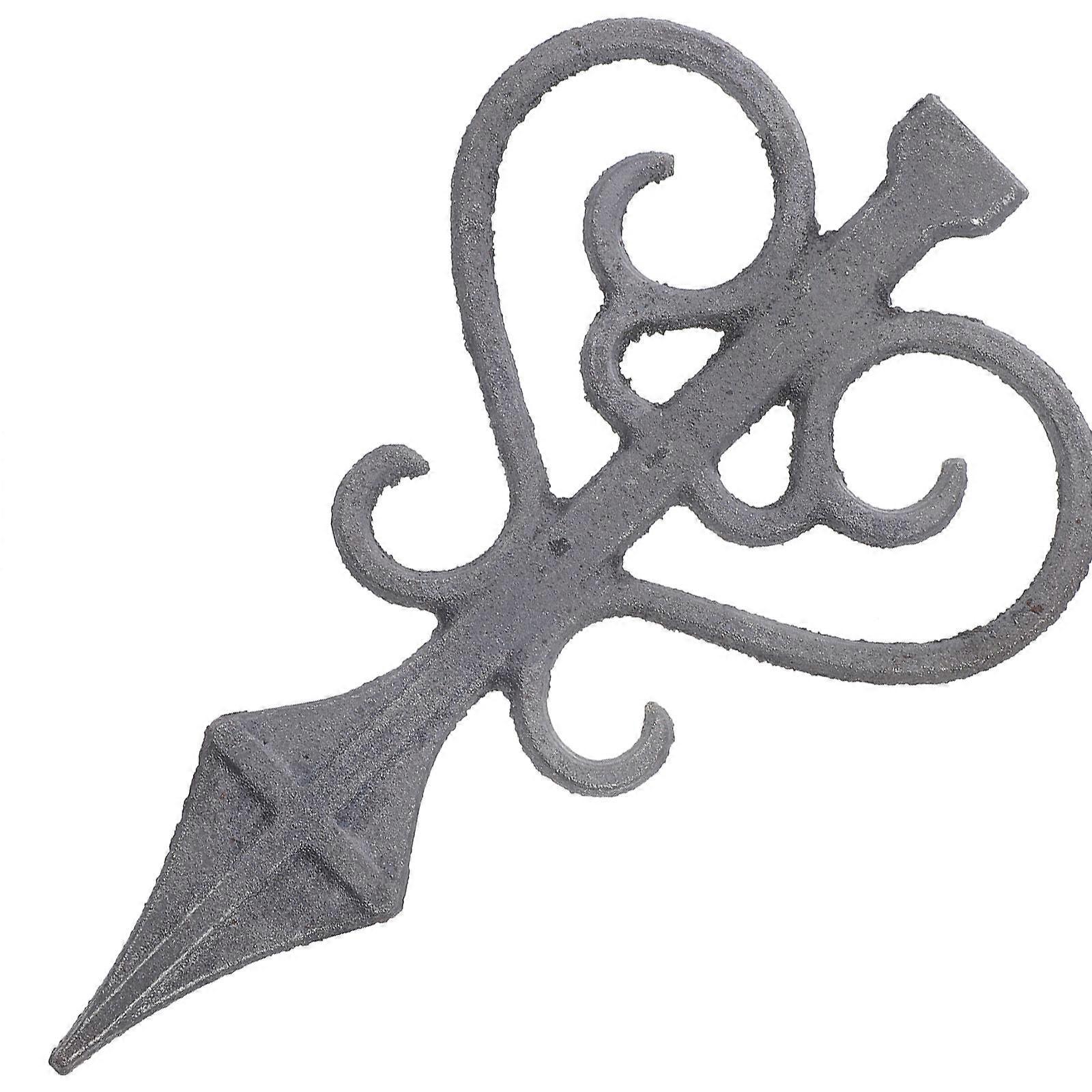 Weldable Iron Fence Finials for Gardening Use Pointed Shape Post Top