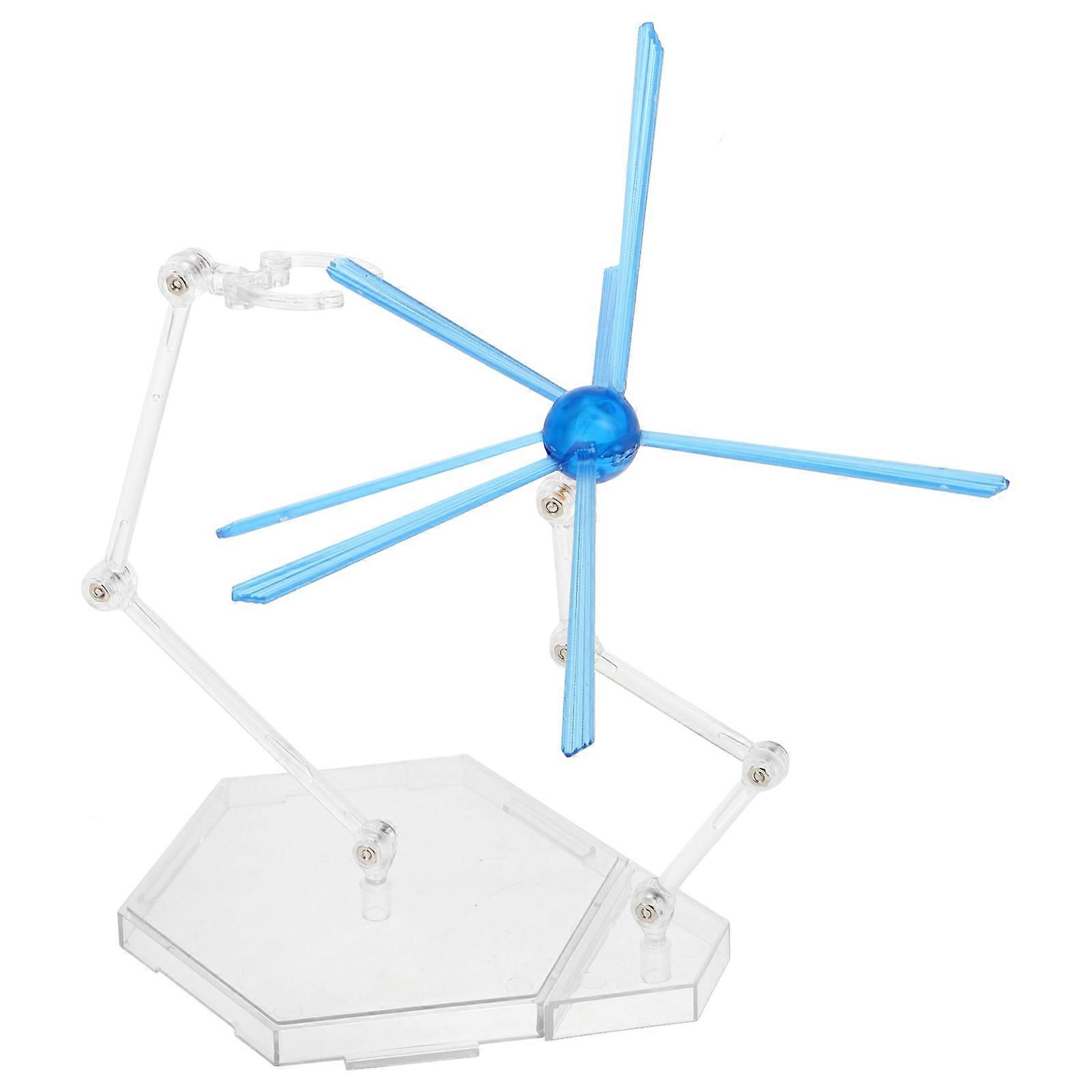 Adjustable Figure Stand for Stop Motion Figures Display Effects 1Set Blue