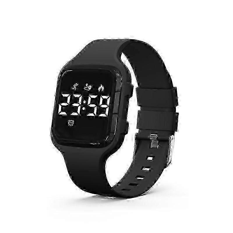 ساعة أطفال ، ساعة رقمية للأولاد والبنات ، ساعة رياضية مع متتبع اللياقة البدنية ، منبه ، ساعة توقيت ، بدون تطبيق ومقاوم للماء ، ساعة للأطفال الذين تتراوح أعمارهم بين 5-12