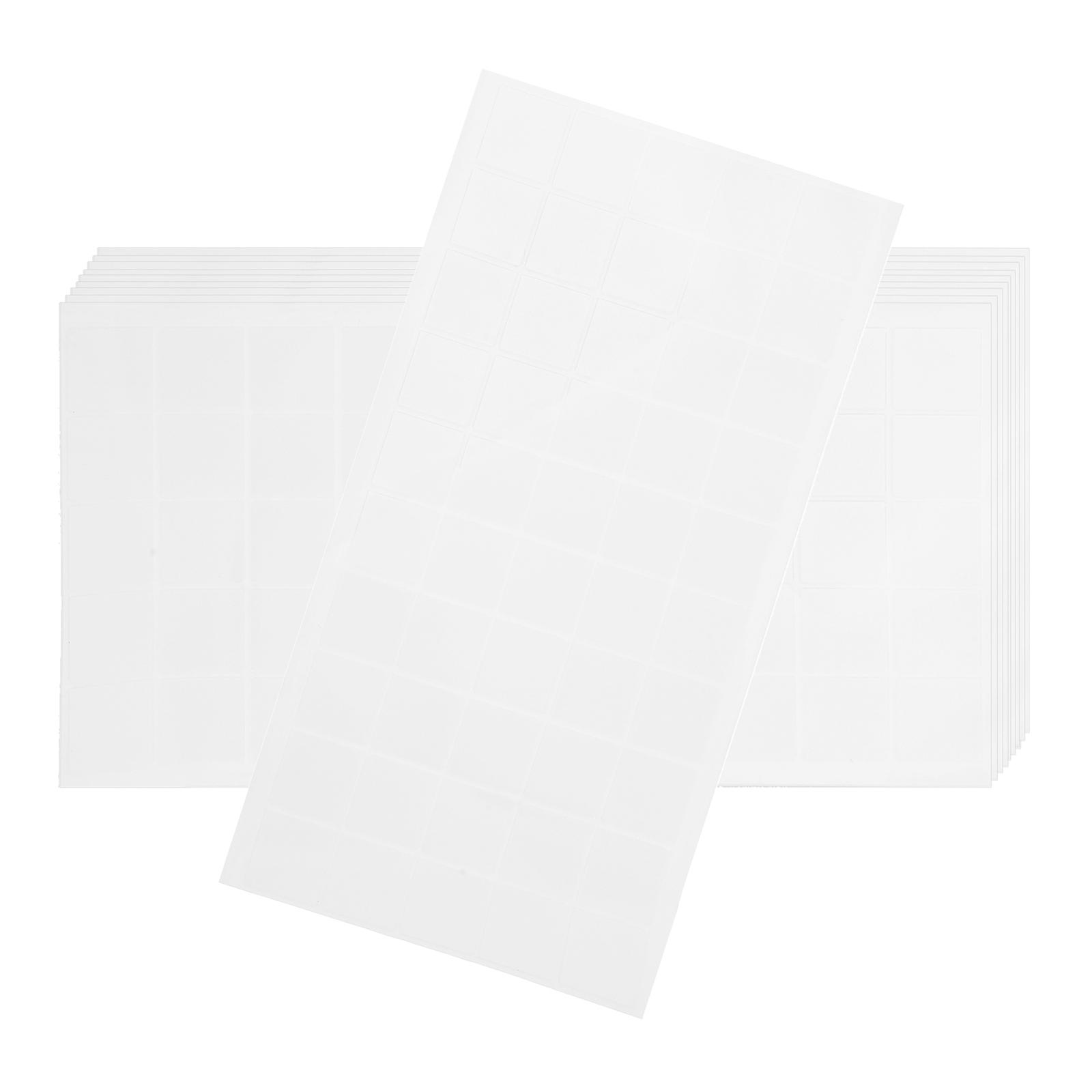 Small Transparent Double Sided Tape Removable Adhesive Pads 100Pcs for Decoration