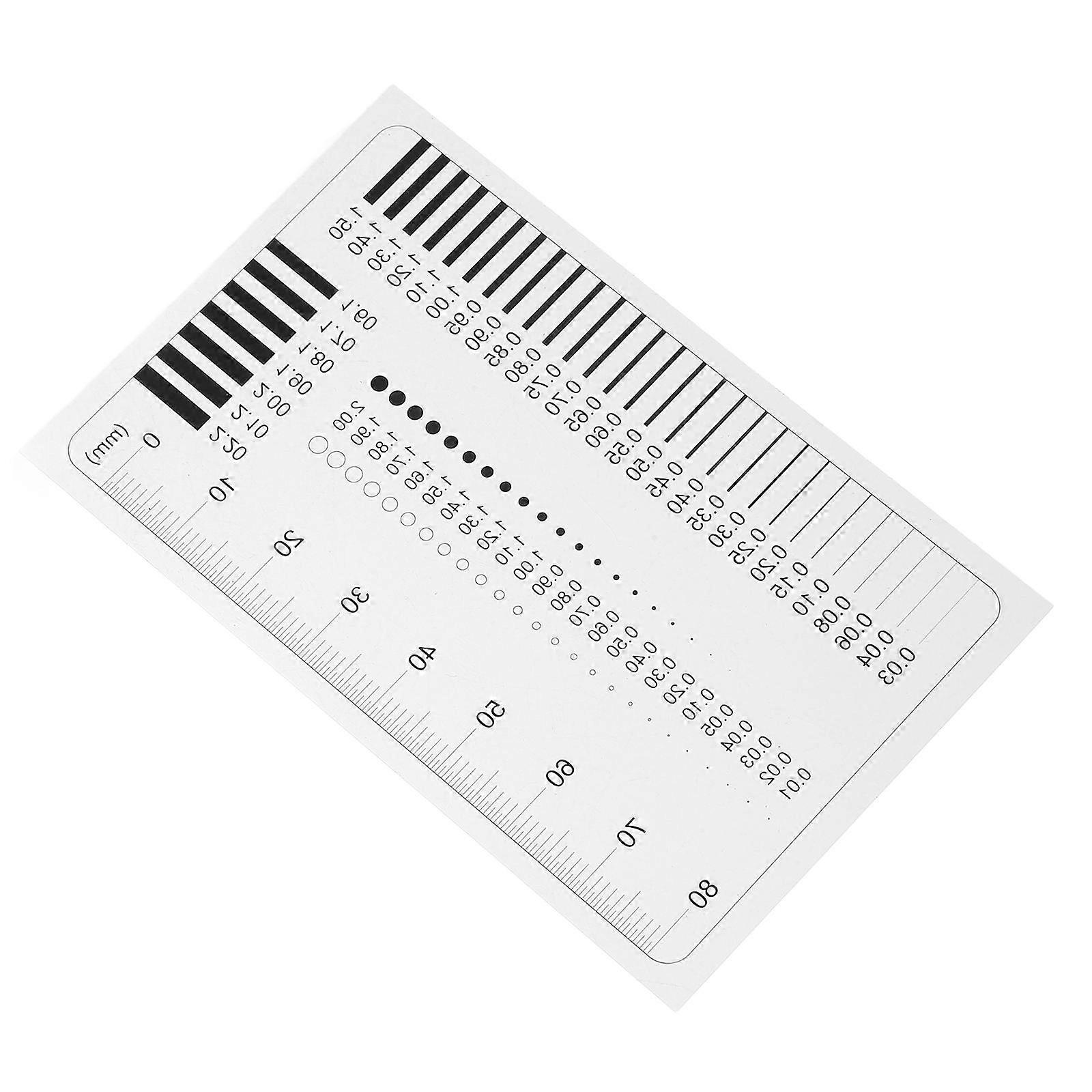 Conversion Chart Mm To Inches Estimation Chart For Professionals In Point Measurement Manufacturing Quality Control 1Pack