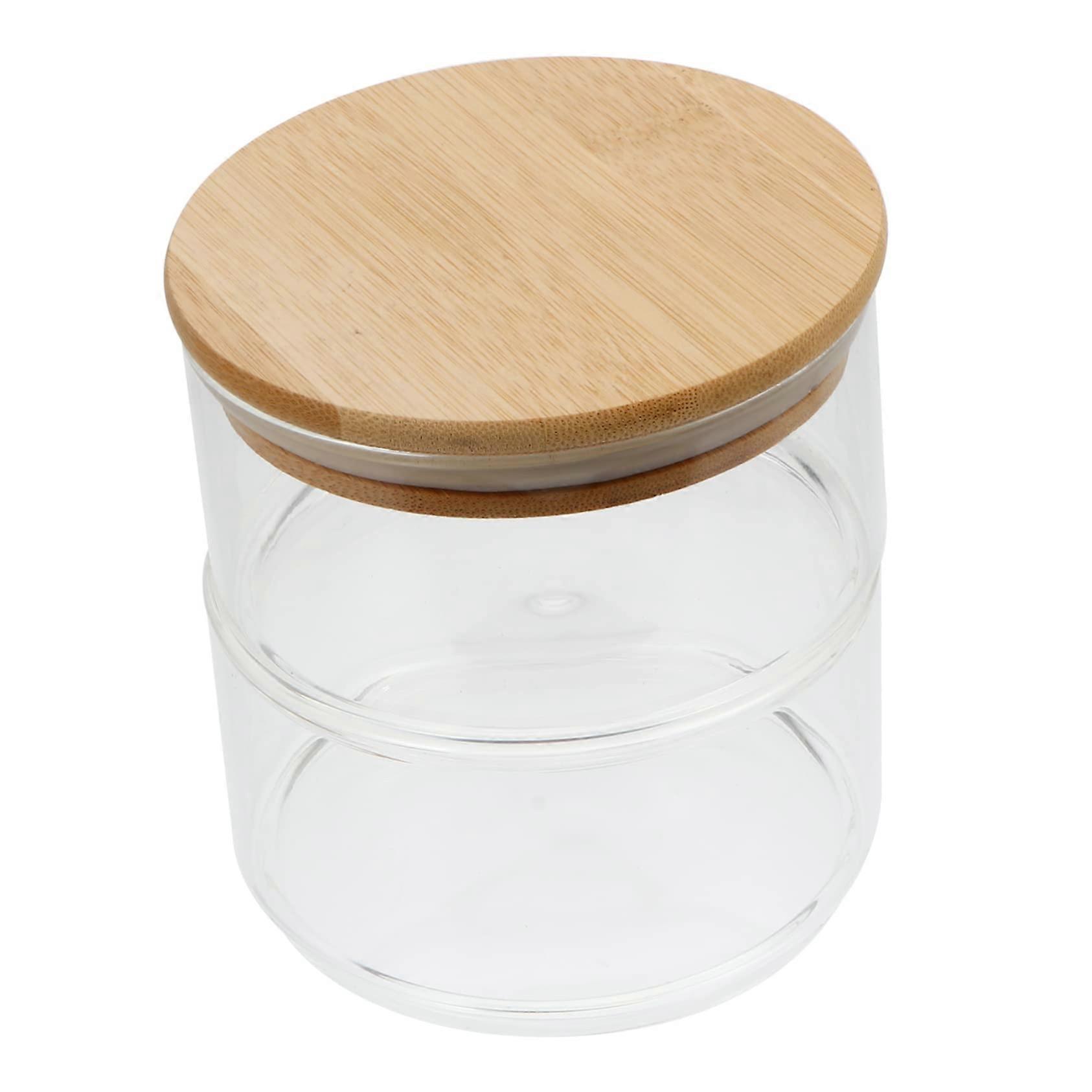 Heat Resistant Clear Glass Salad Bowl with Airtight Lid, Stackable and Dishwasher Safe