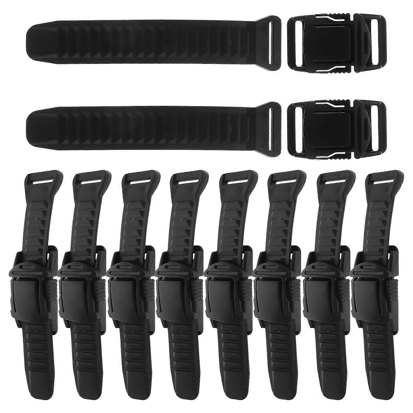 Plastic Strap Buckles for Backpacks Adjustable Buckle Set 10 Pieces