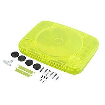 Replacement Shell for PS ONE Case ABS Material Shell Box Housing Shell for PS1 Console PSX Game Case Fluorescent Yellow