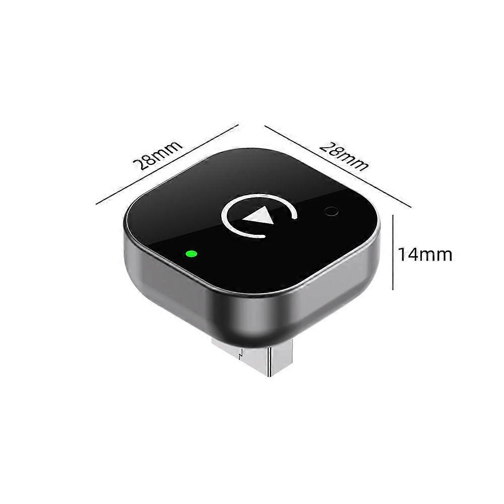 2-in-1 Wireless CarPlay Android Auto Adapter Smart USB Dongle Auto Connect Plug and Play, Compatible with iPhone and Android OEM Wired Vehicles