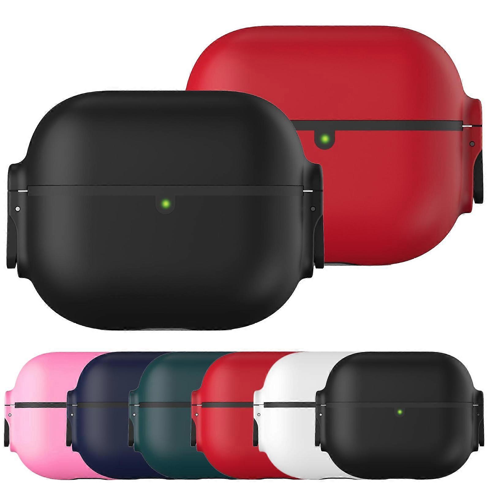 Bilateral Spring Action Switch PC Earphone Protective Cover with Carabiner