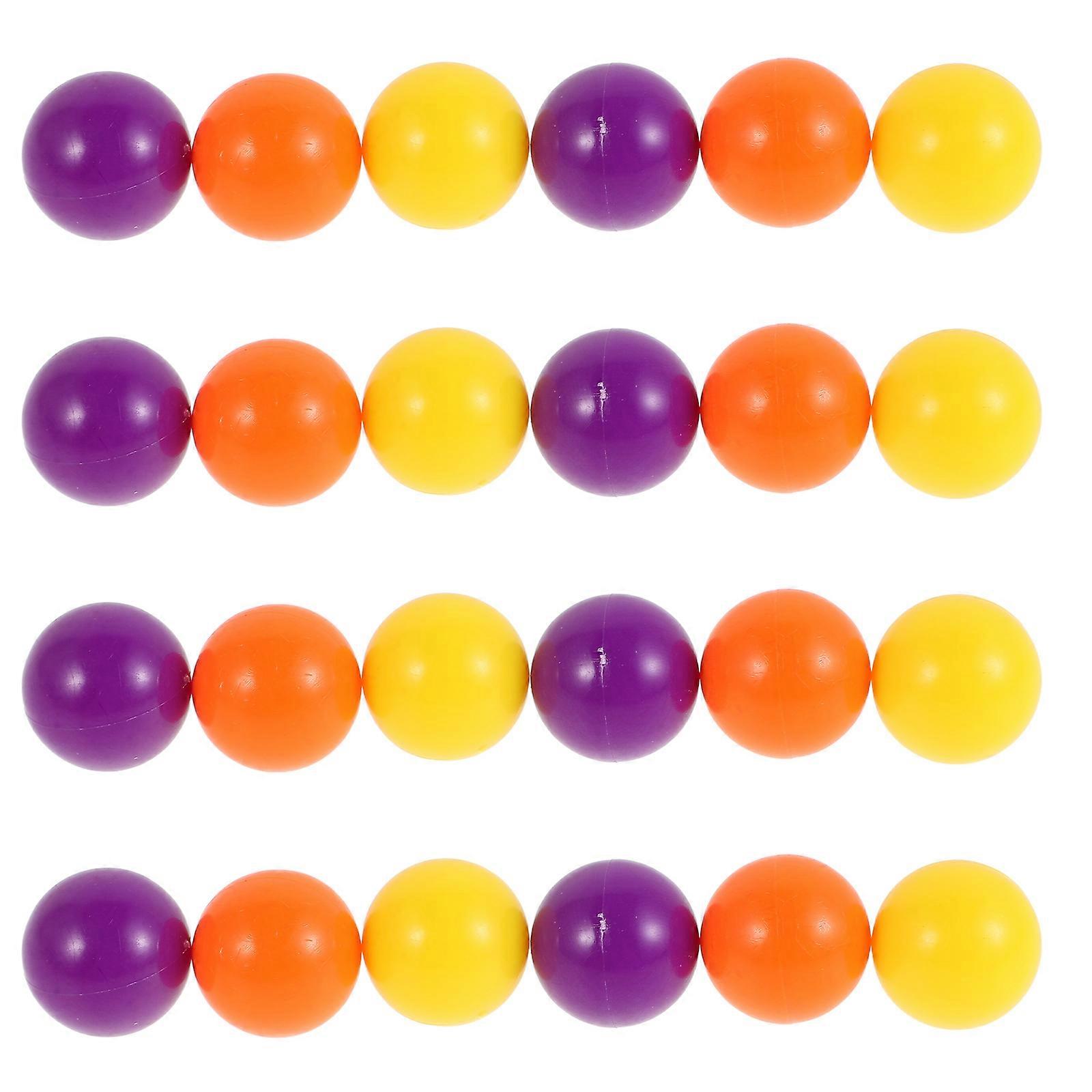Frog Game Replacement Balls Assorted Color Plastic for Games 24Pcs