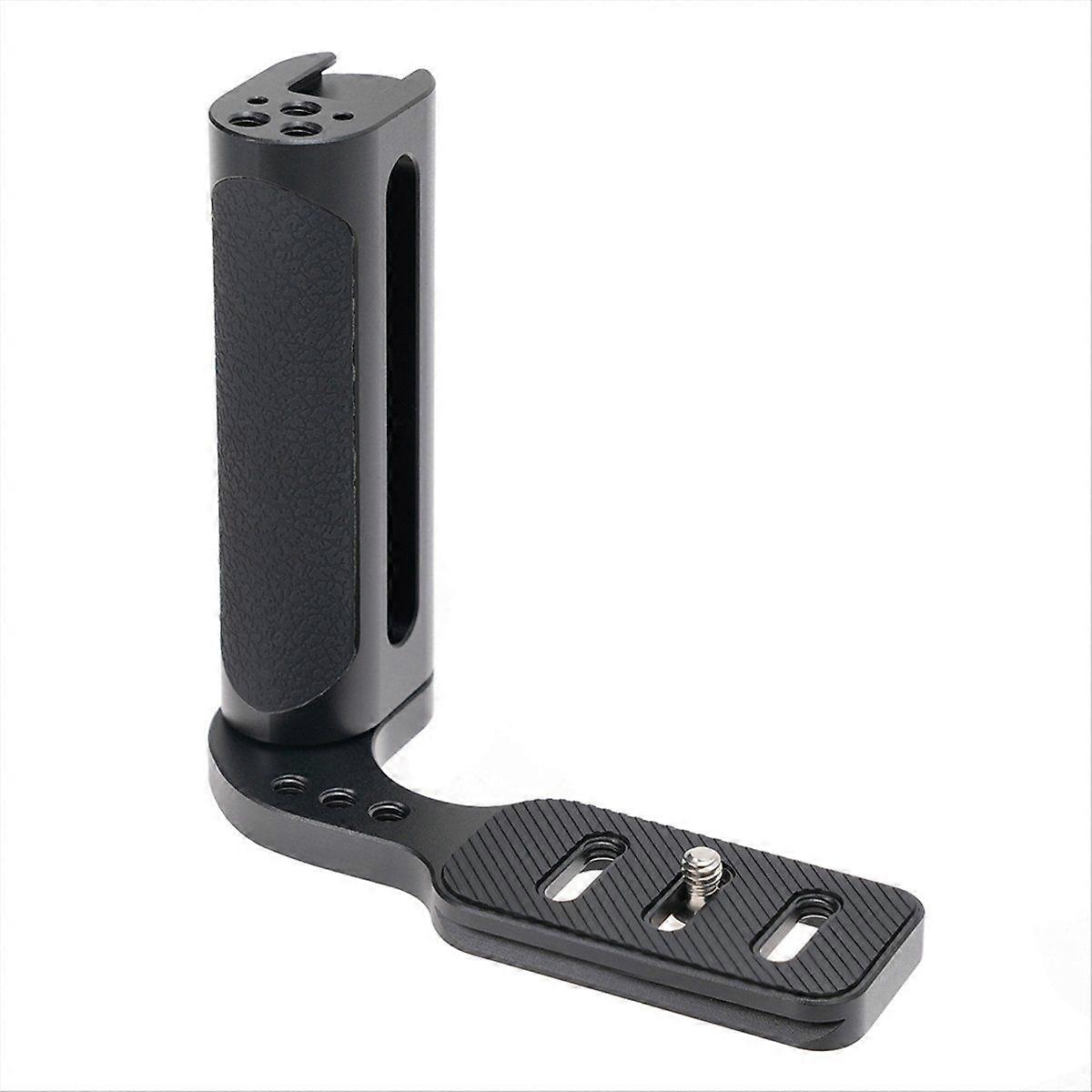 Left Handle Hand Grip Quick Release L Plate for Camera Tripod