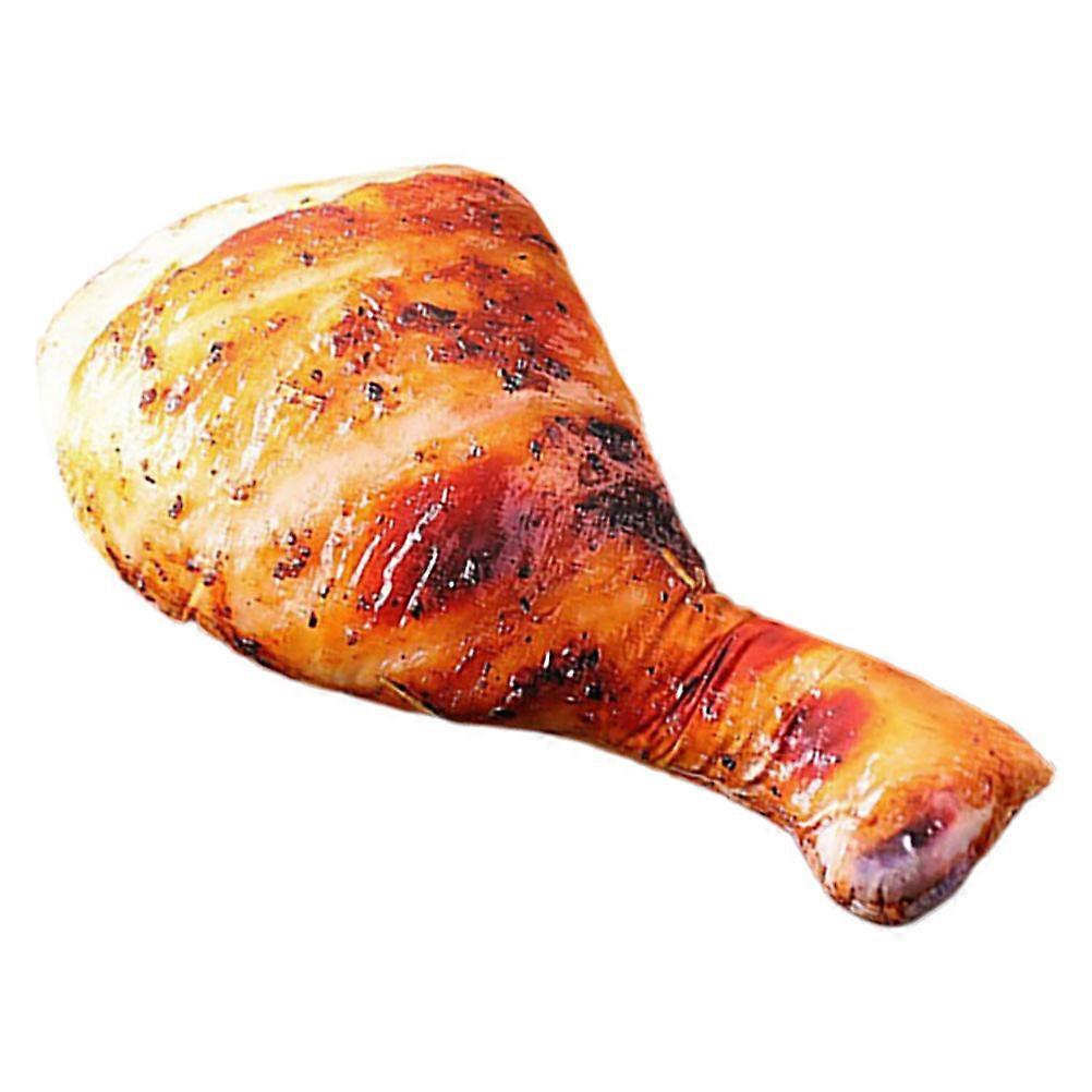 3D Simulation Chicken Leg Pillow for Decor Fried Chicken Plush Cushion
